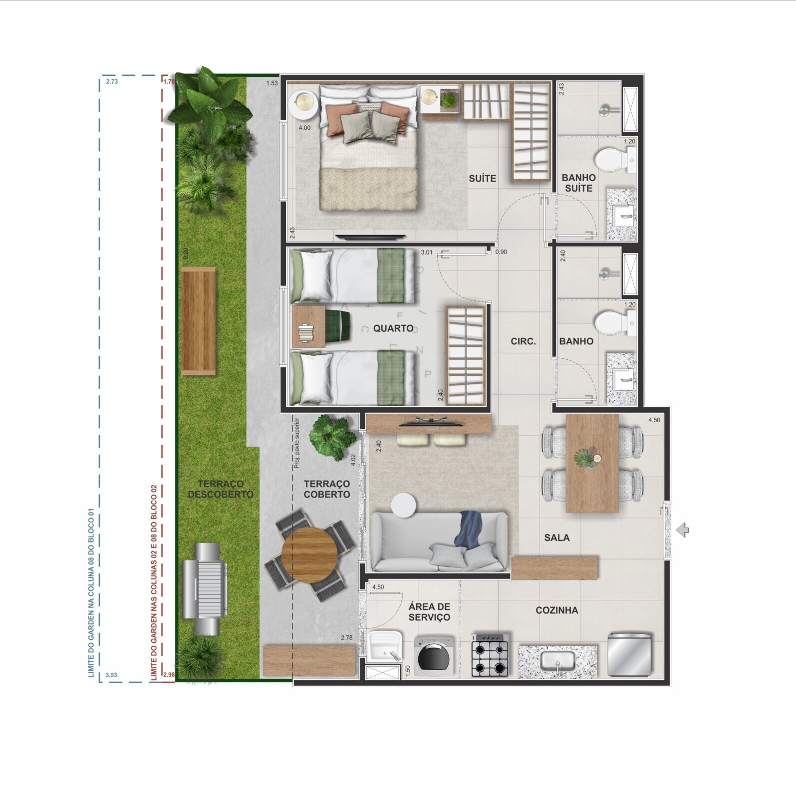 Marine Barra Residence - Riva RJ