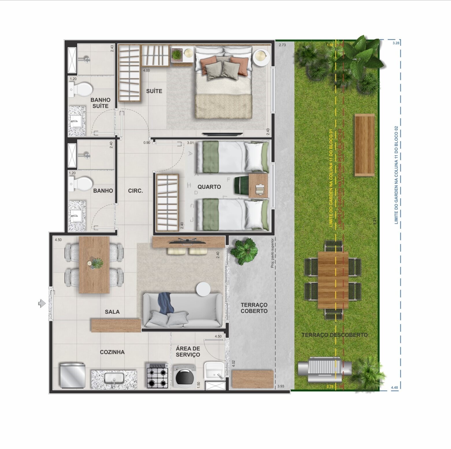 Marine Barra Residence - Riva RJ