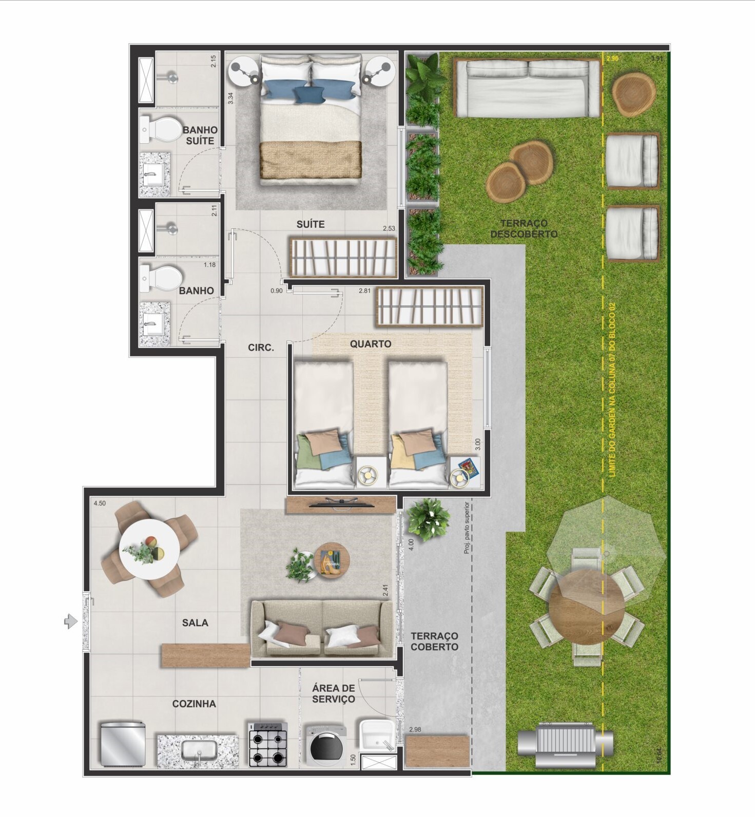 Marine Barra Residence - Riva RJ