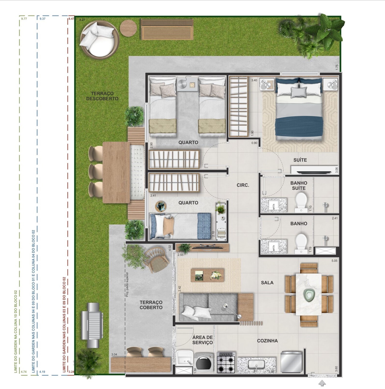 Marine Barra Residence - Riva RJ