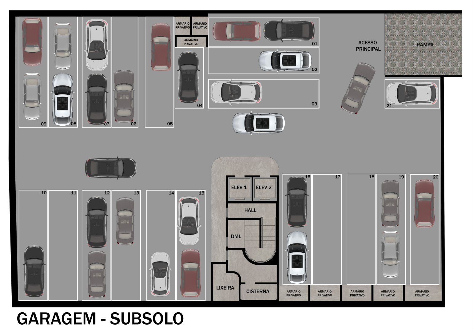Pavimento subsolo