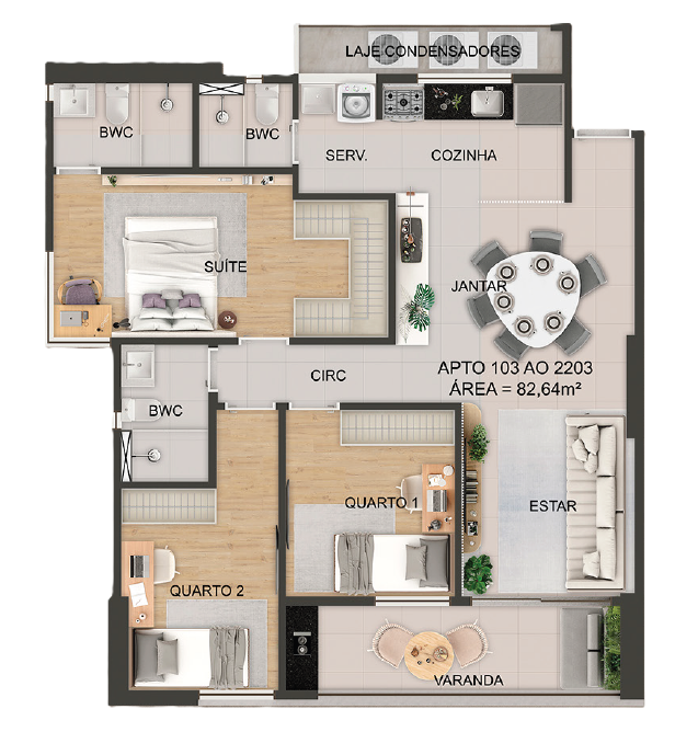 GB Square Rosarinho - Gabriel Bacelar Construções GB Square Rosarinho - Gabriel Bacelar Construções