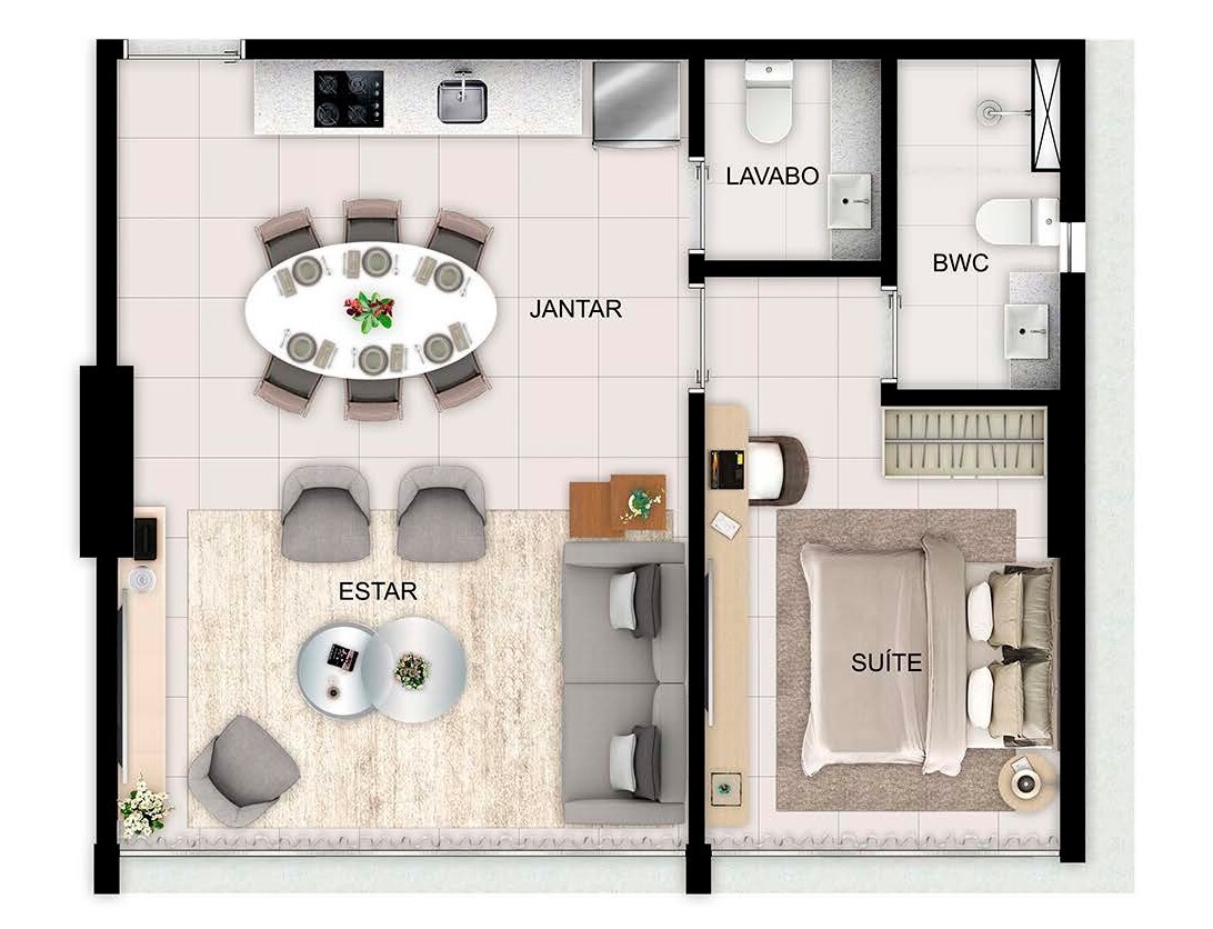 Icon Design Living - Gabriel Bacelar Construções Icon Design Living - Gabriel Bacelar Construções