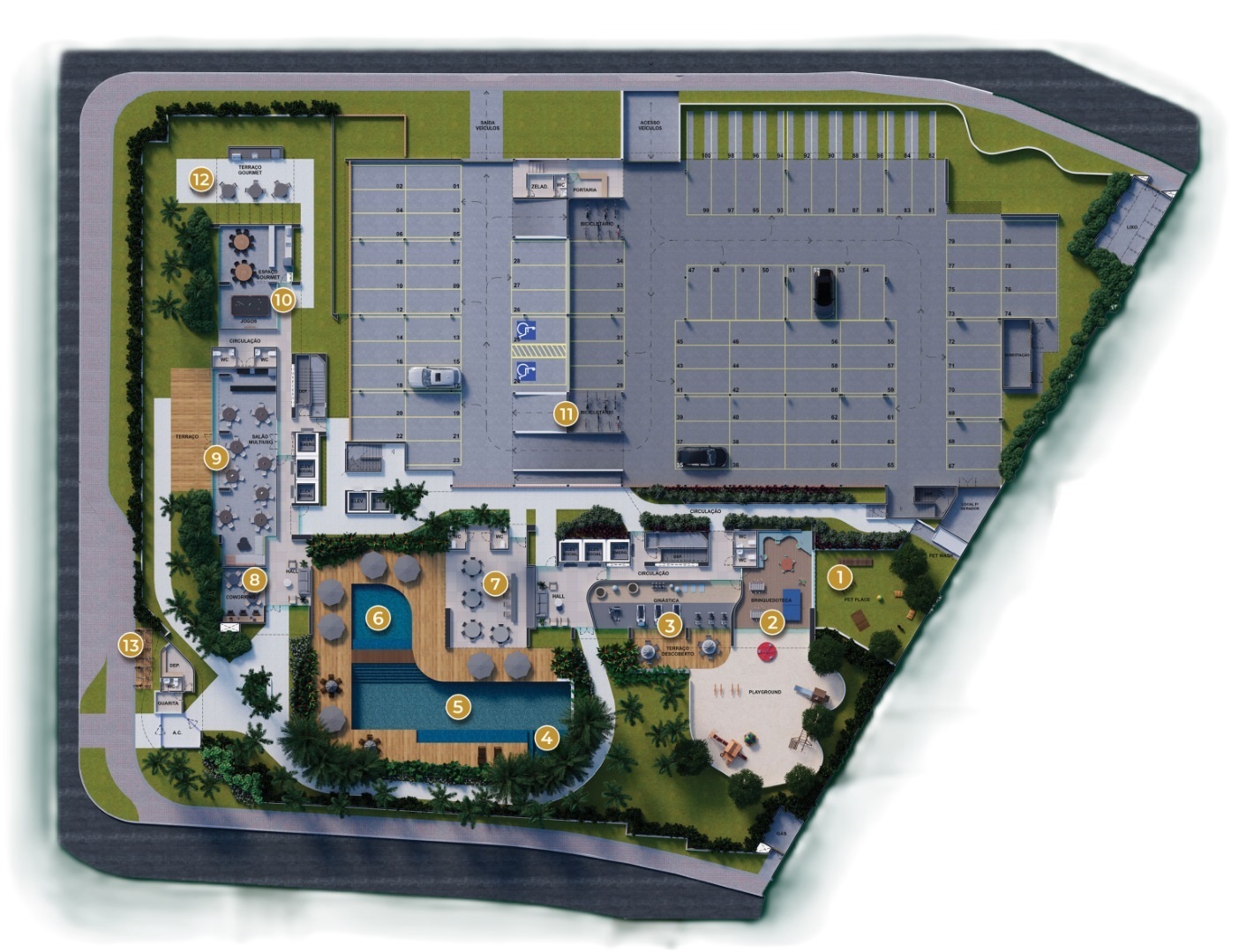 Praça das Macieiras - Campos Gouveia Praça das Macieiras - Campos Gouveia