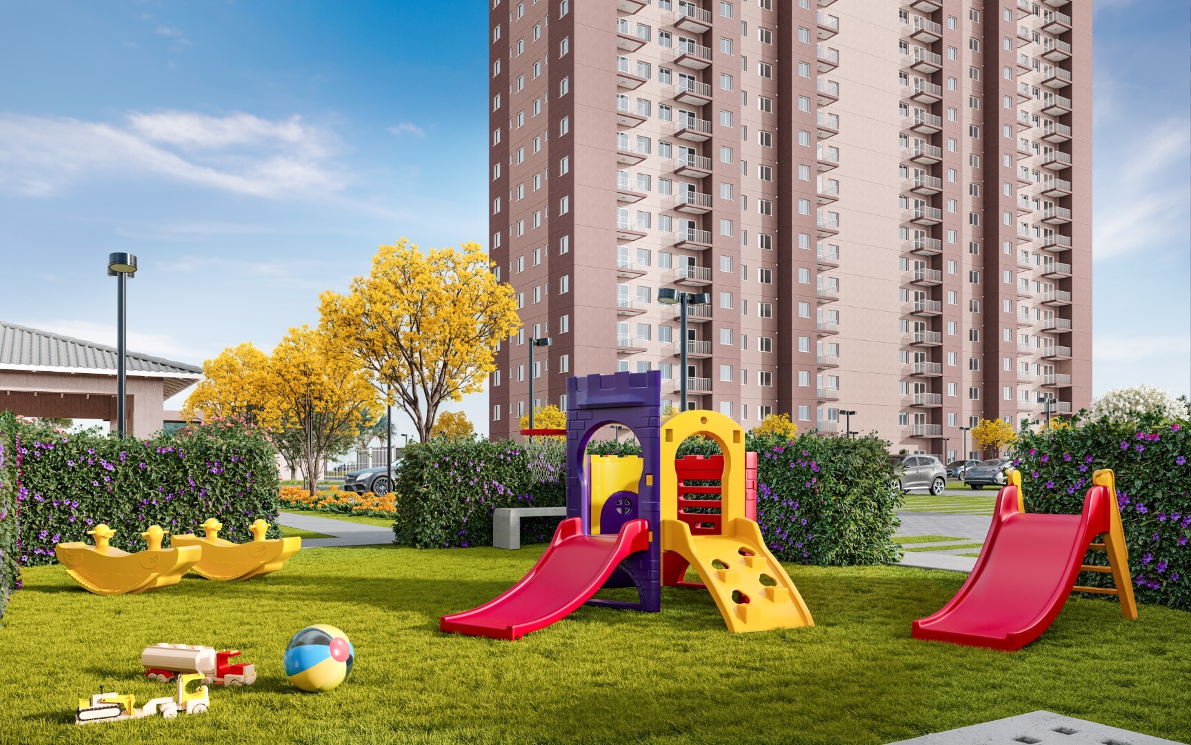 Residencial Multifamiliar de 1 quarto, 46m² no bairro Residencial Porto Seguro, em Goiânia | Eu Corretor