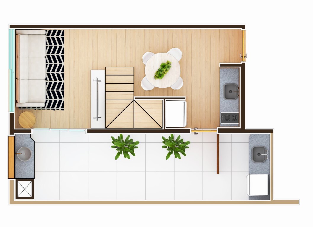 Apartamento, 1 quarto, 34 m² - Foto 4