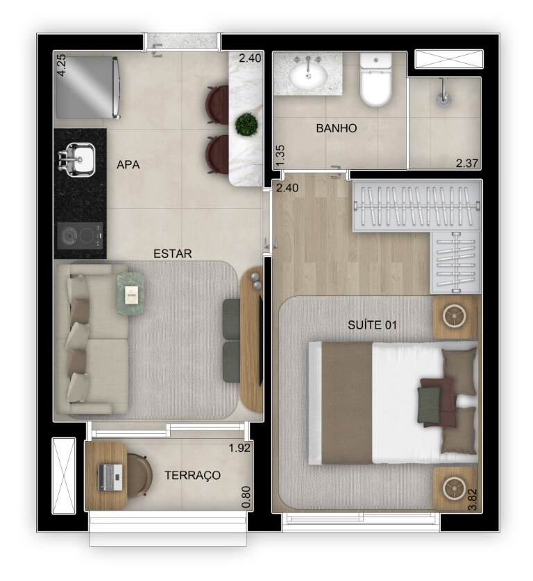 Bosque Diálogo Jd. Prudência - Residencial