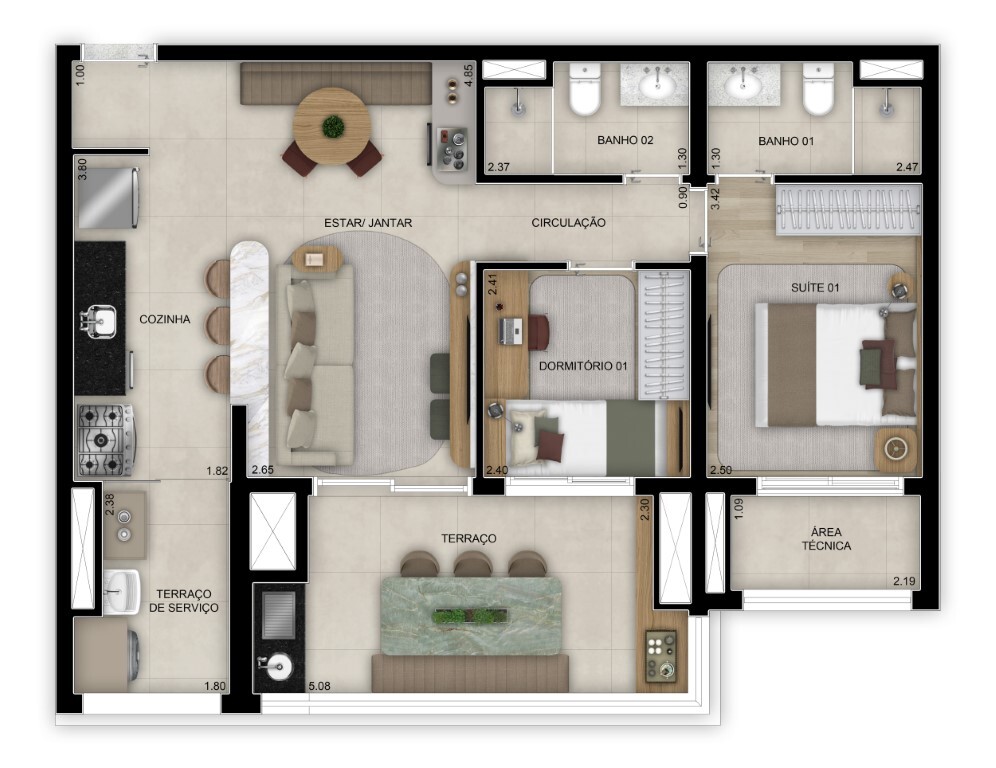 Bosque Diálogo Jd. Prudência - Residencial