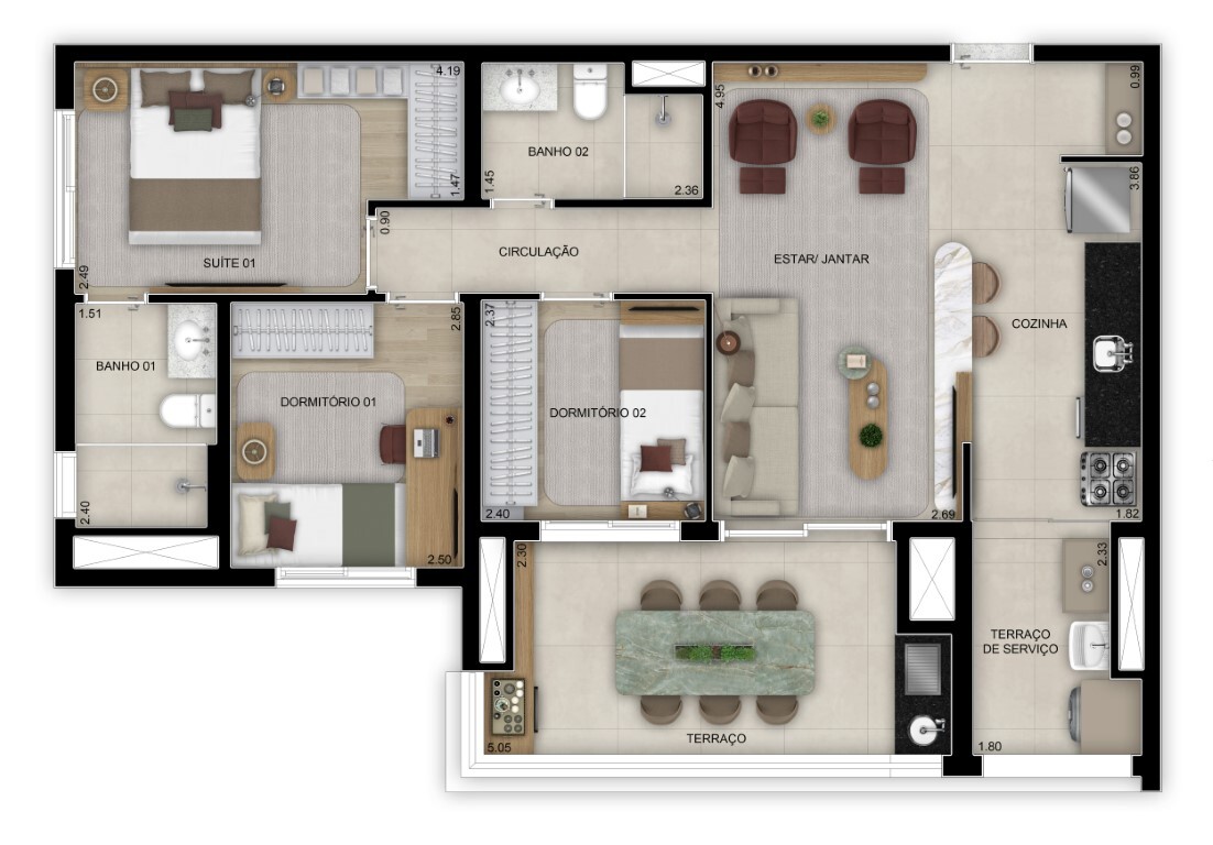 Bosque Diálogo Jd. Prudência - Residencial