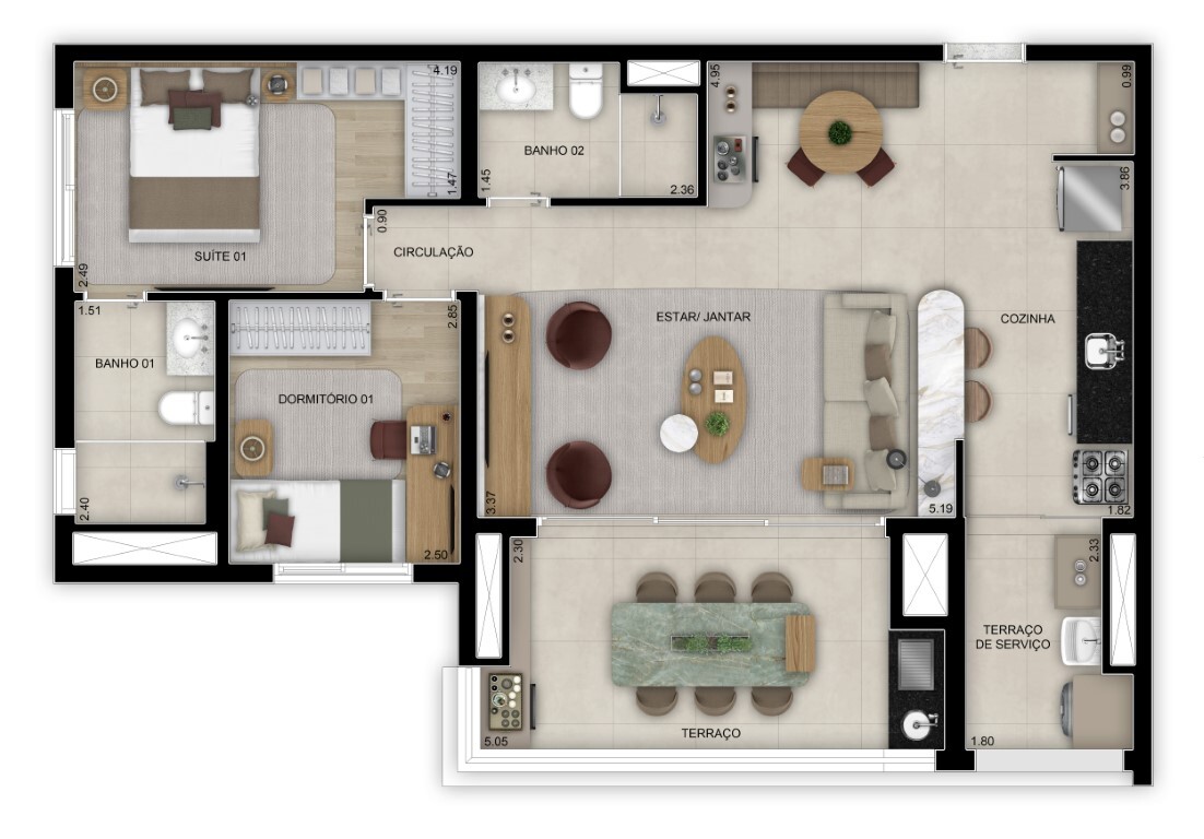 Bosque Diálogo Jd. Prudência - Residencial
