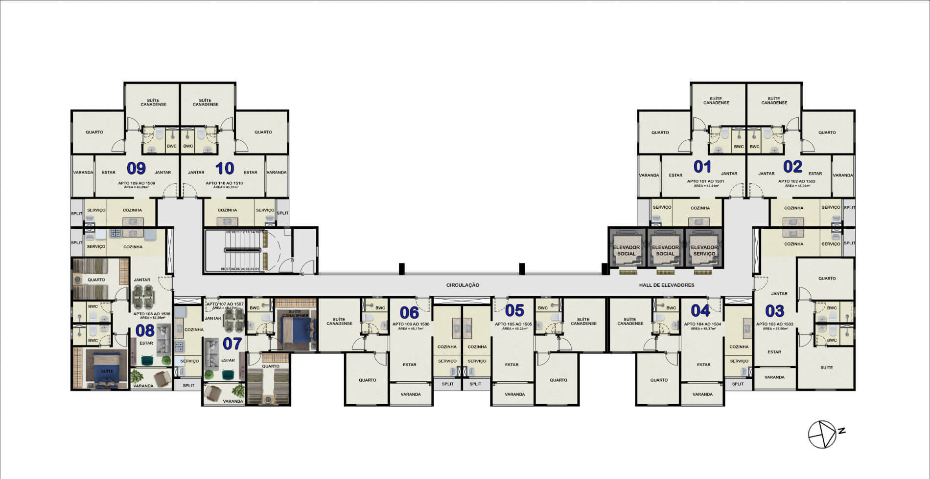 Wimbledon Boa Viagem - CA3 Construtora