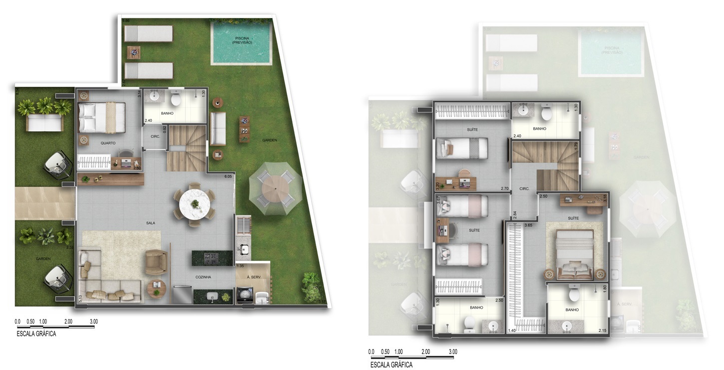 Planta 07 - 4 dorm 167,52m²