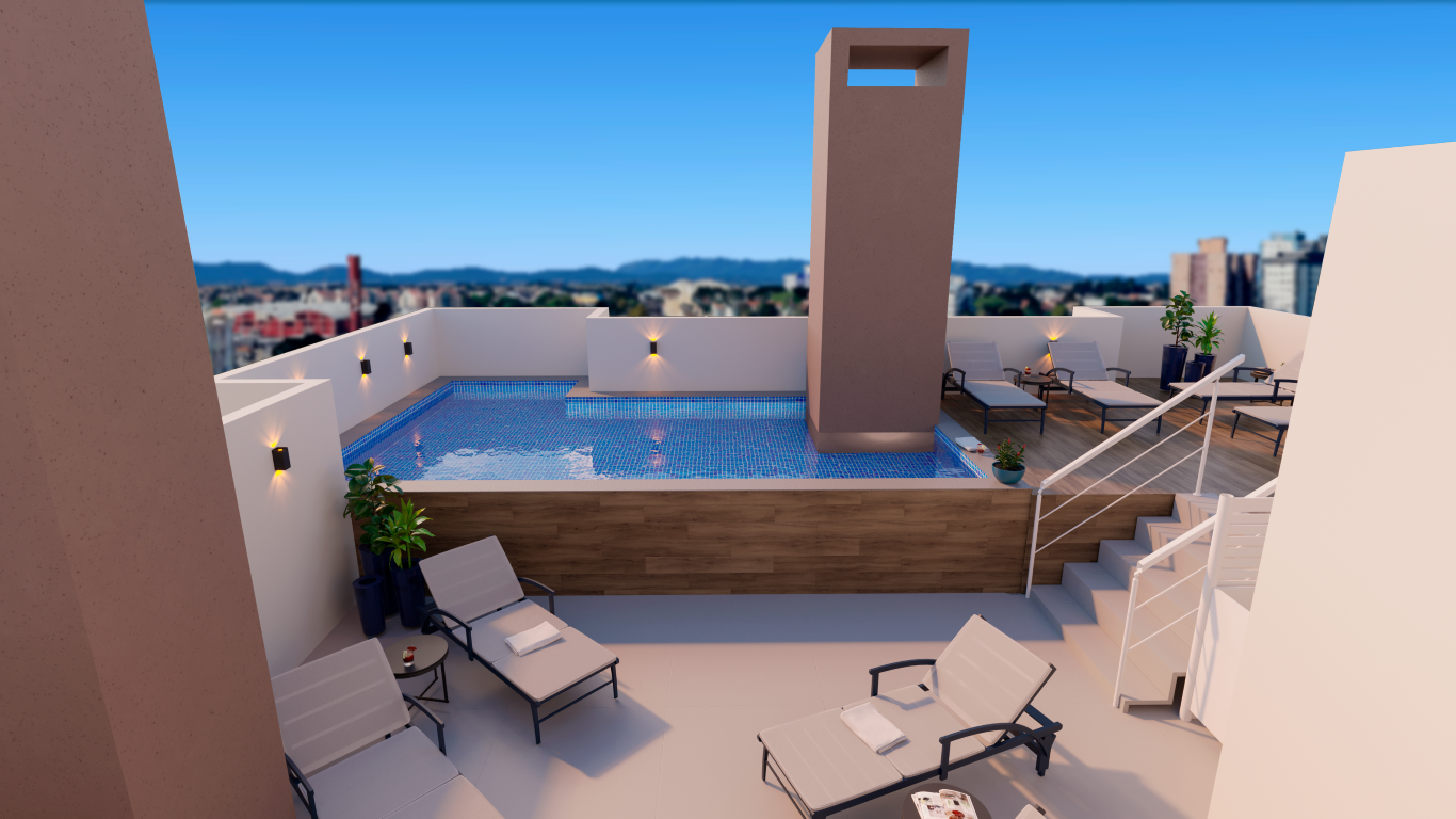 Residencial Multifamiliar de 1 quarto, 28m² no bairro Novo Mundo, em Curitiba | Eu Corretor