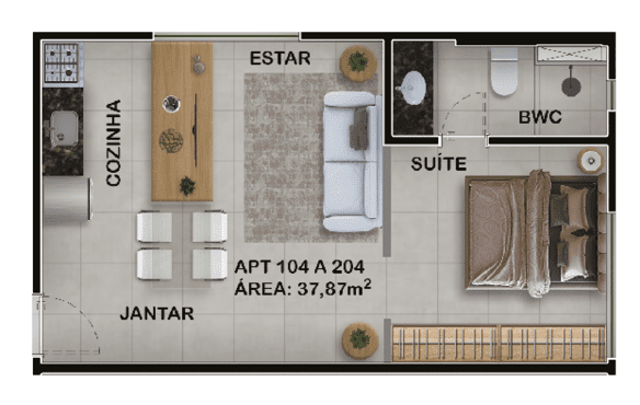 Rooftop Agamenon Prince - Pernambuco Construtora