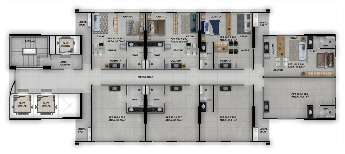 Rooftop Agamenon Prince - Pernambuco Construtora