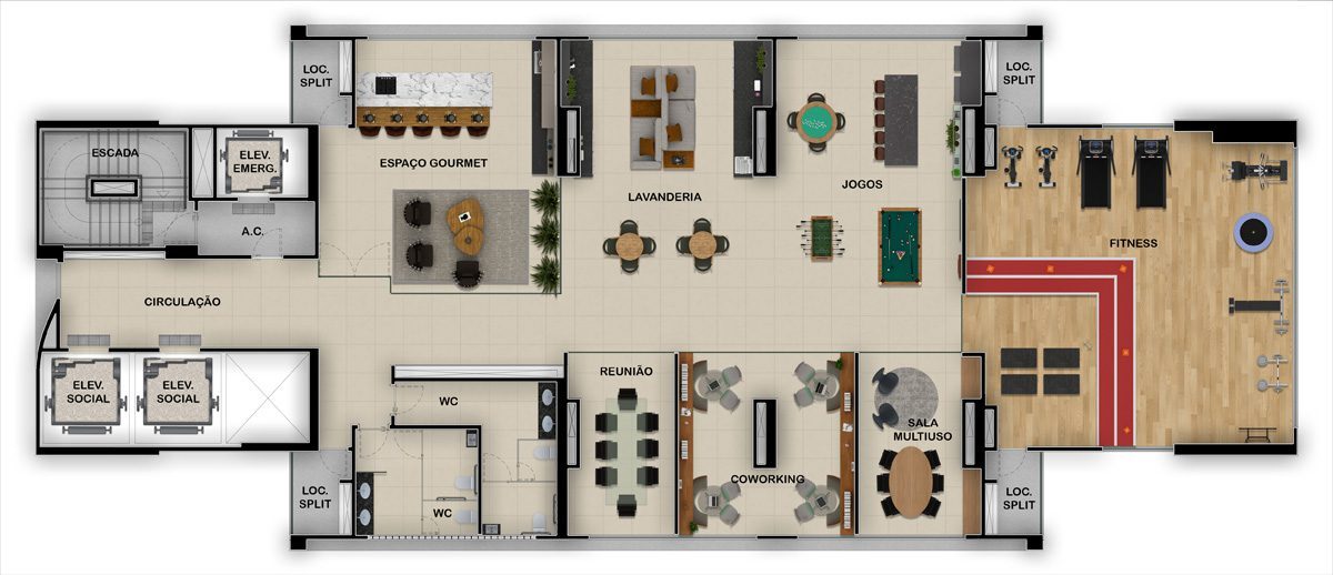 Rooftop Agamenon Prince - Pernambuco Construtora