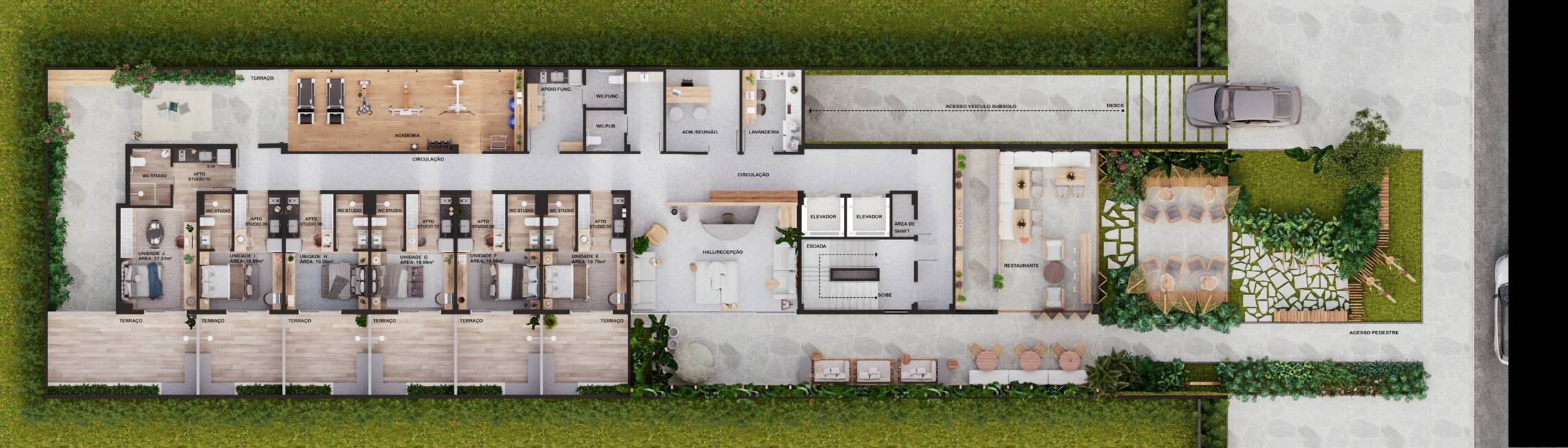 Apartamento, 1 quarto, 29 m² - Foto 8