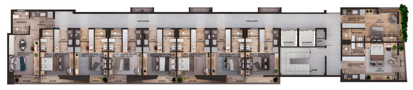 Apartamento, 1 quarto, 29 m² - Foto 6