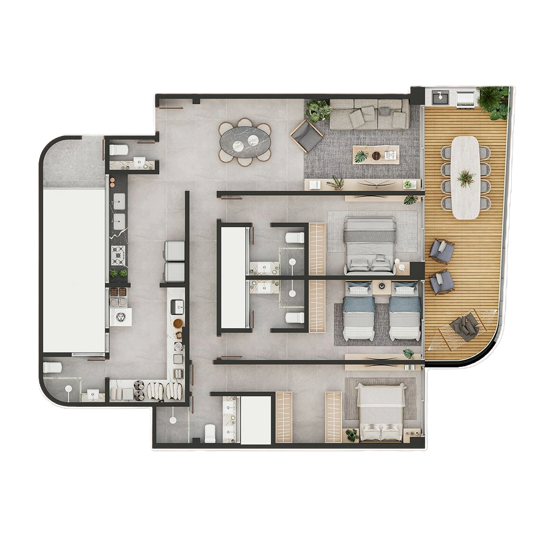 Vivere Praia Concept - Dimensional Construções