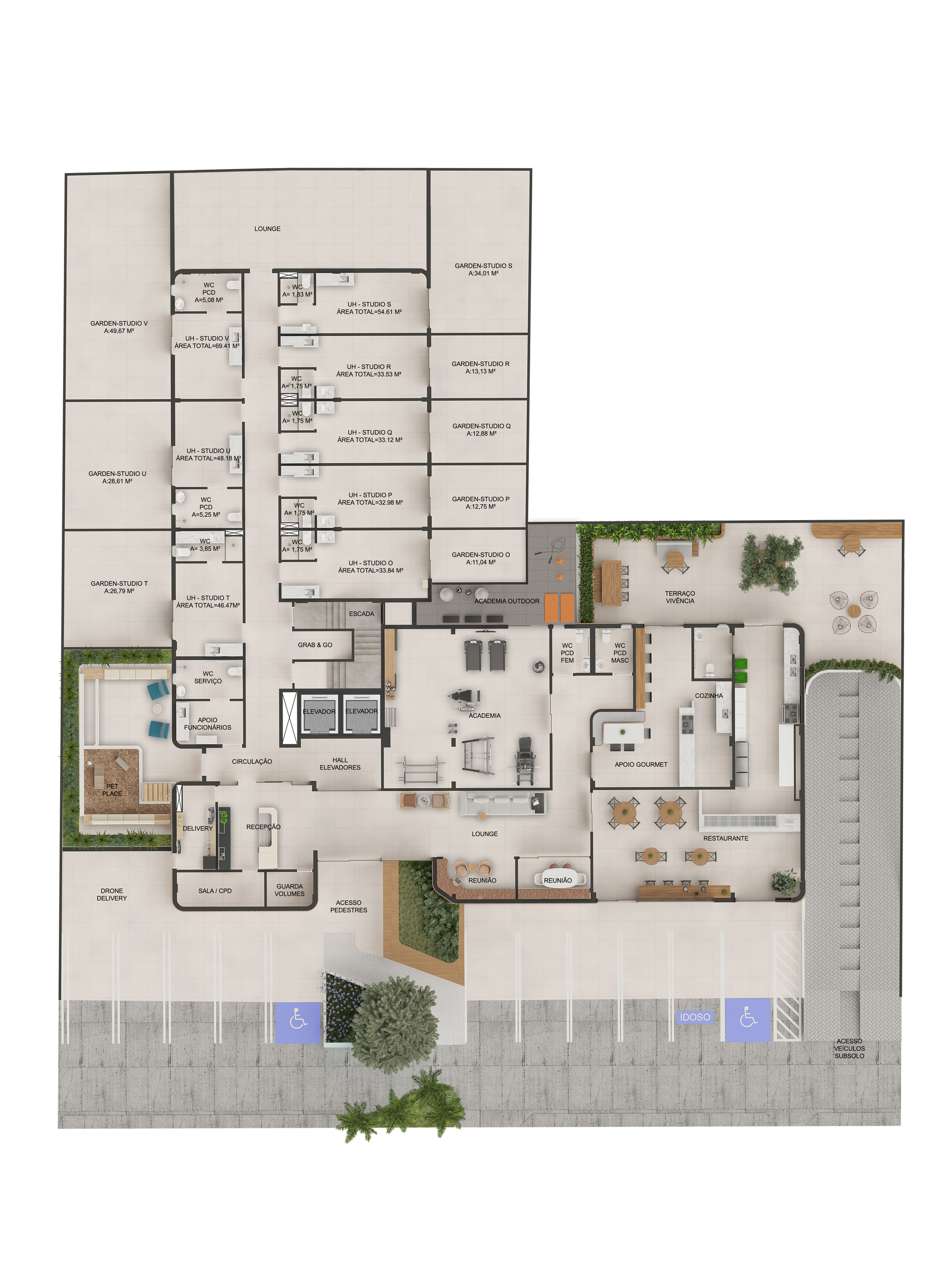Casa, 1 quarto, 46 m² - Foto 17