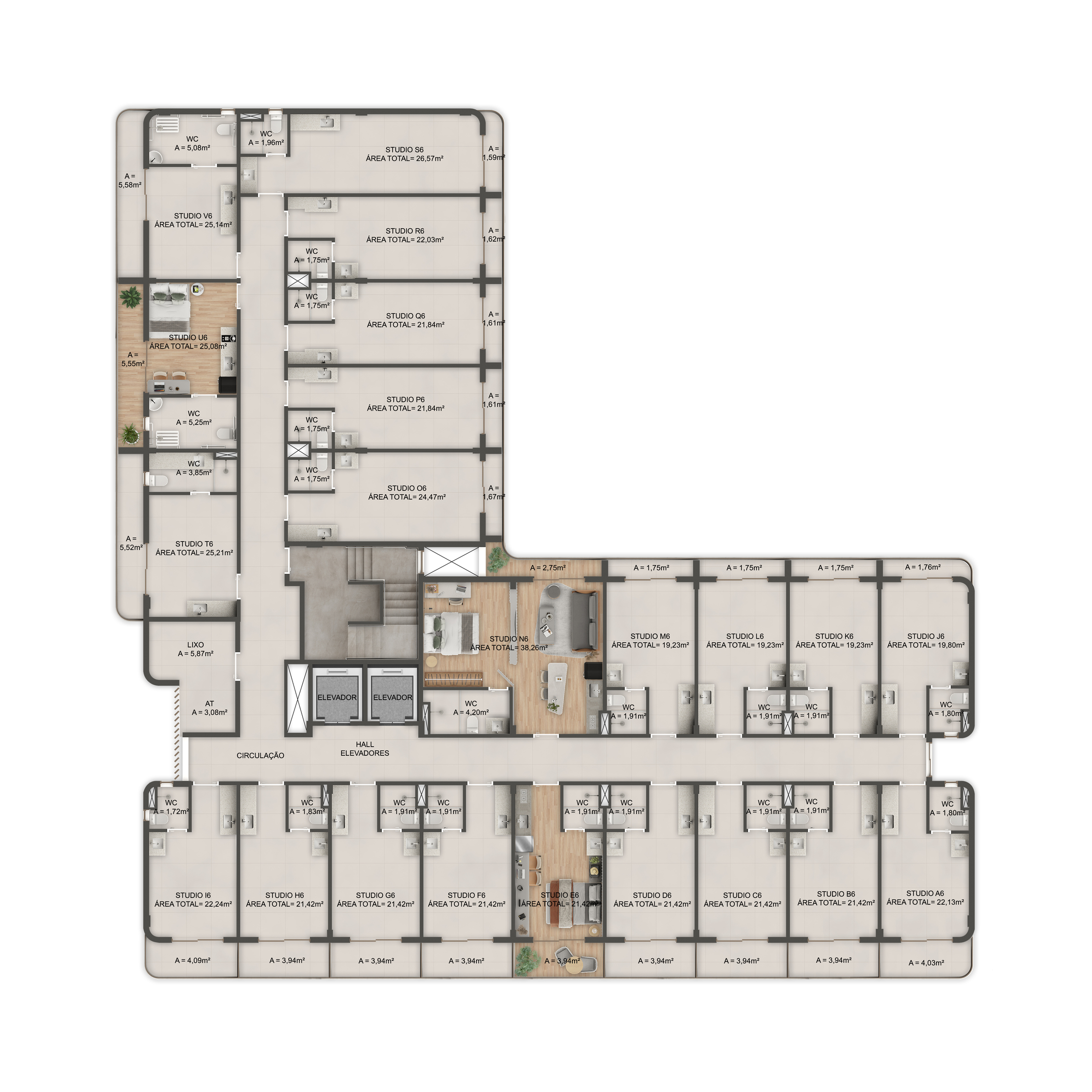 Casa, 1 quarto, 46 m² - Foto 13