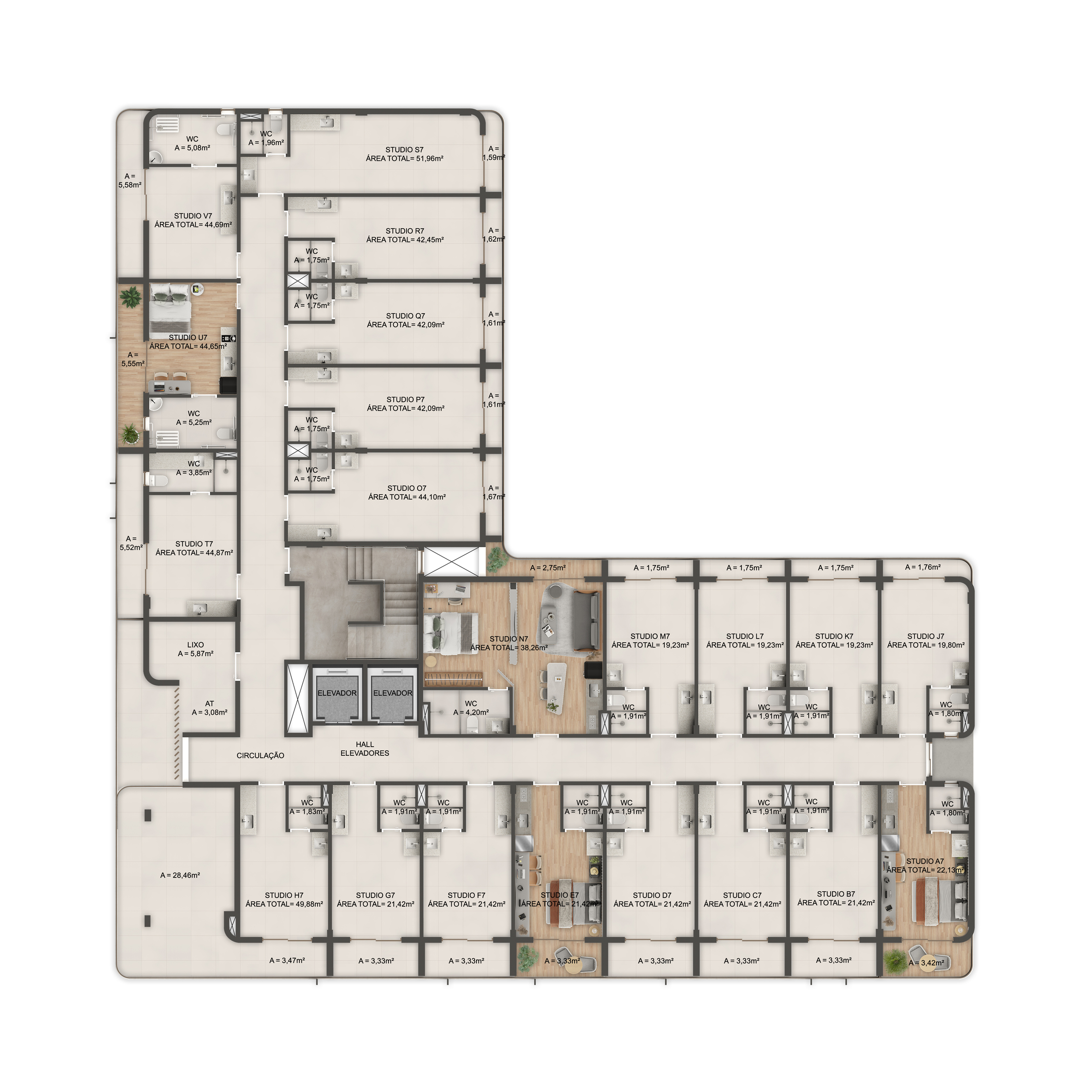 Casa, 1 quarto, 46 m² - Foto 15