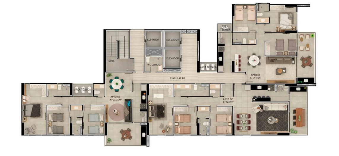 Apartamento, 3 quartos, 98 m² - Foto 10