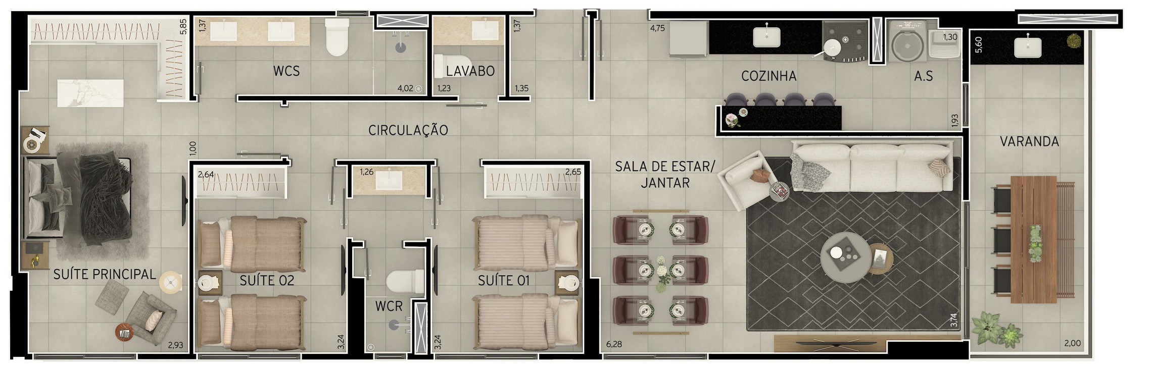 Apartamento, 3 quartos, 98 m² - Foto 17