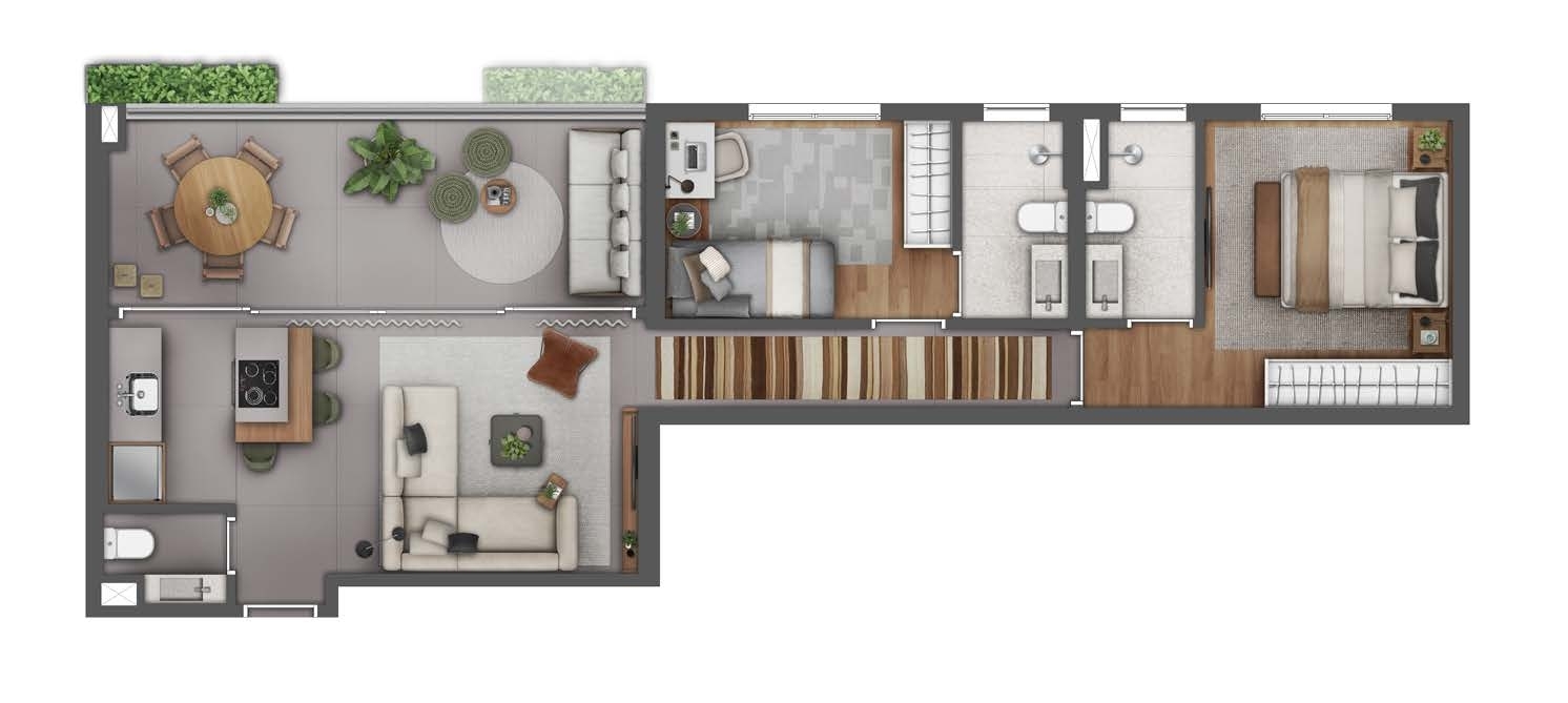 Edifício Jardins Padre João Manuel - Residencial