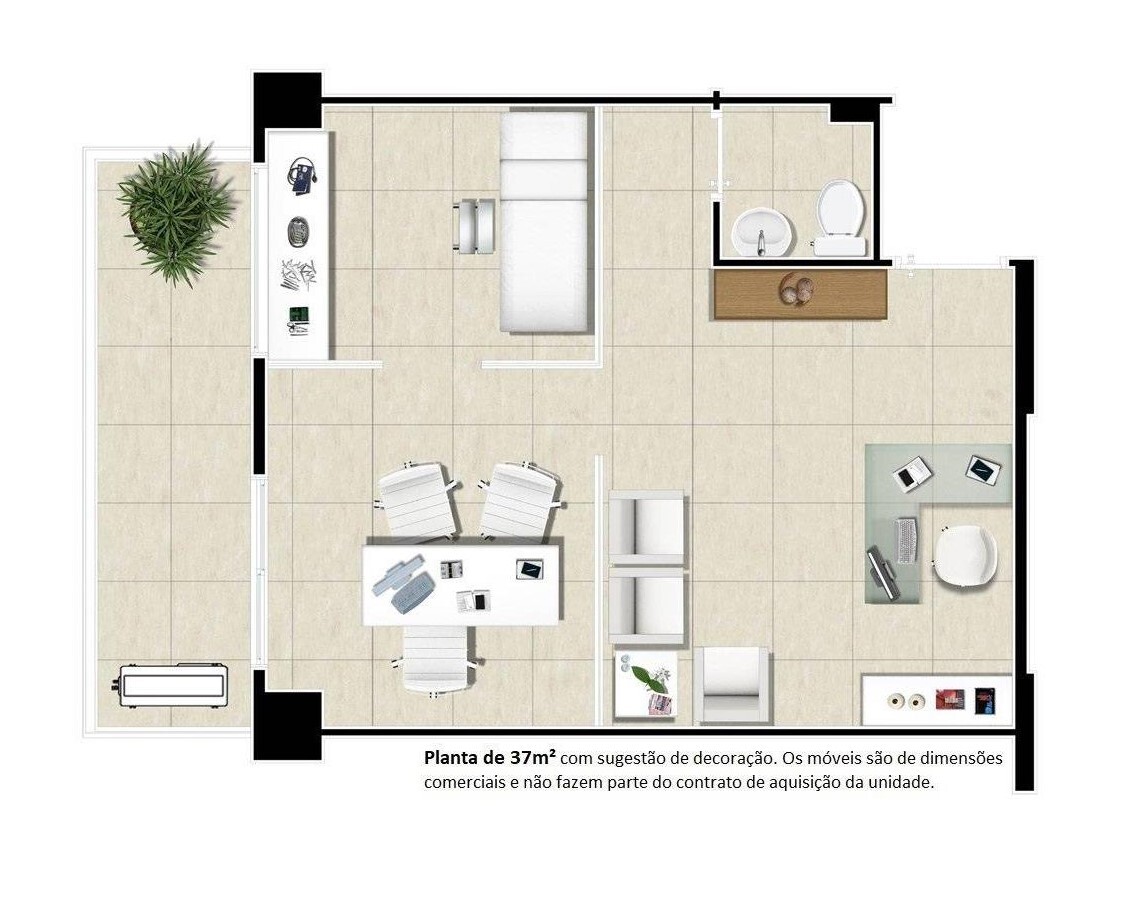 Planta 02 - 37m²