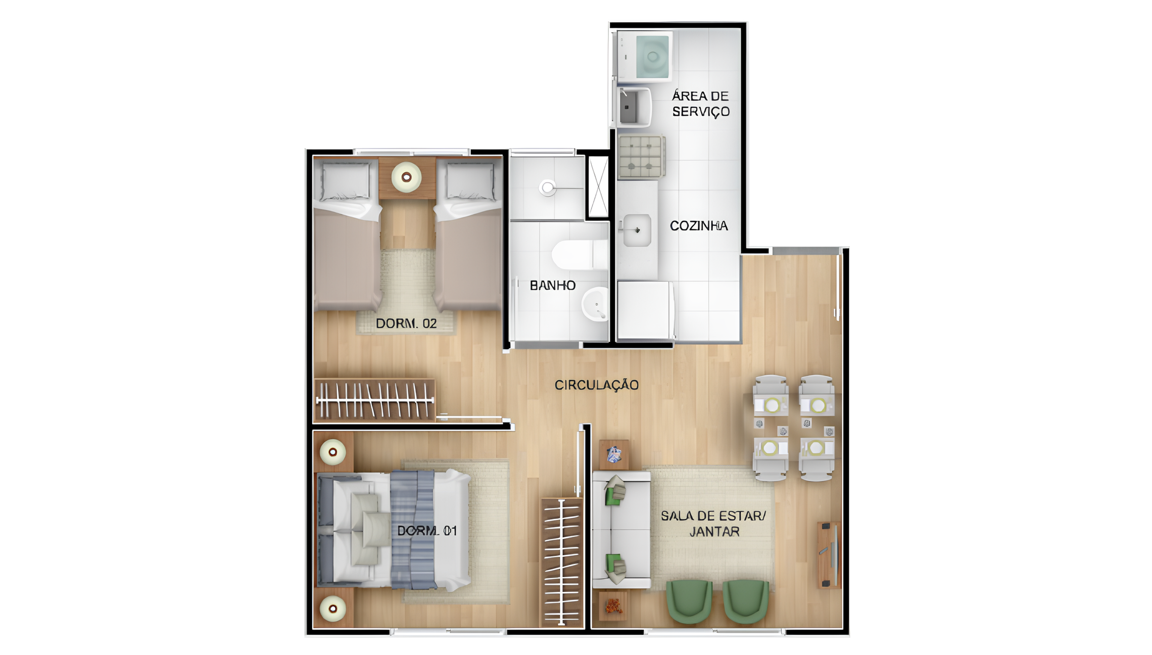 Morada do Campo II - Fase 1 Morada do Campo II - Fase 1