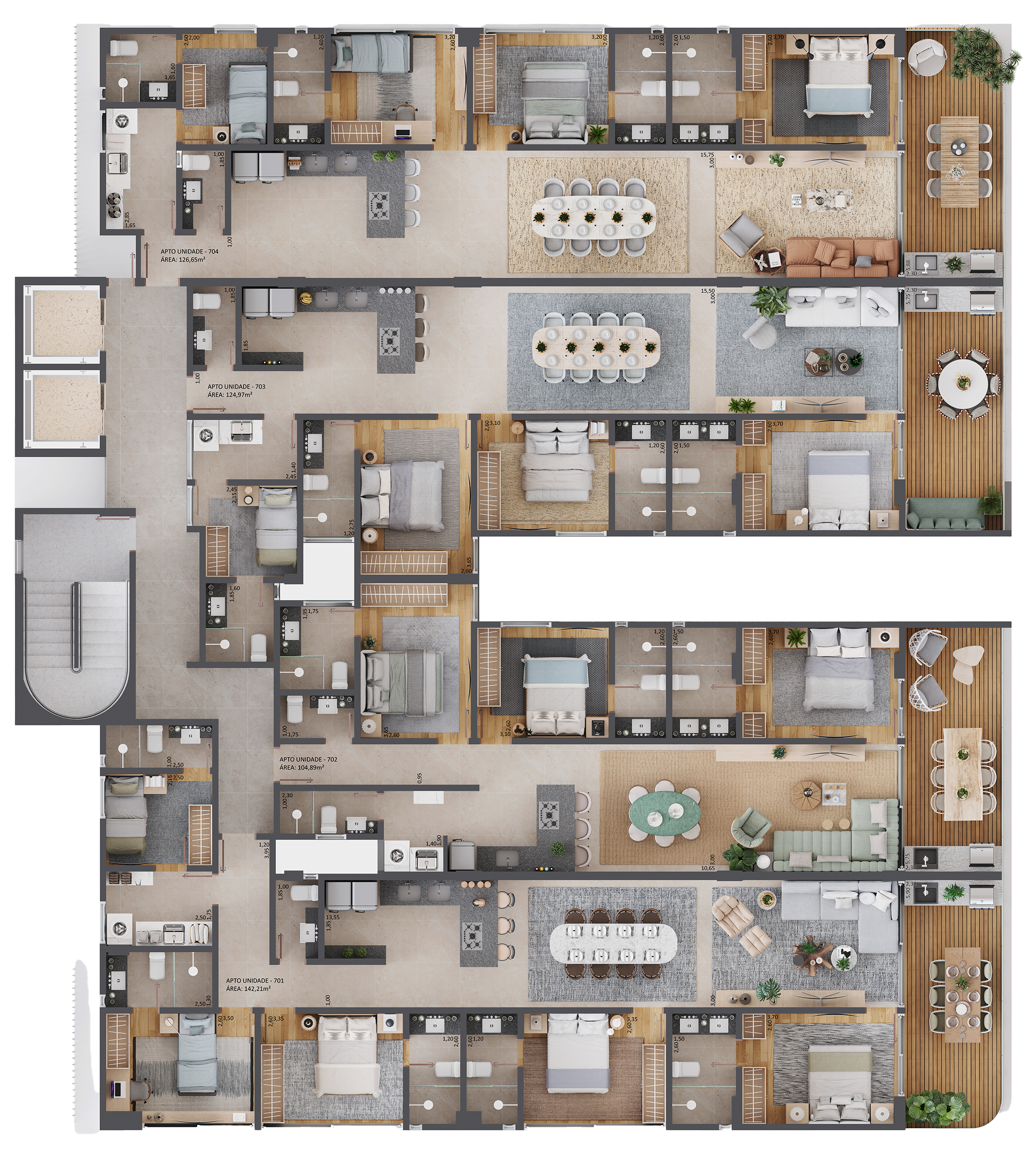 Apartamento, 4 quartos, 176 m² - Foto 16