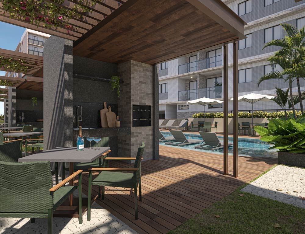 Residencial Multifamiliar de 1 quarto, 36m² no bairro Ponta de Campina, em Cabedelo | Eu Corretor