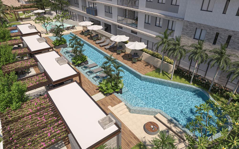 Residencial Multifamiliar de 1 quarto, 36m² no bairro Ponta de Campina, em Cabedelo | Eu Corretor