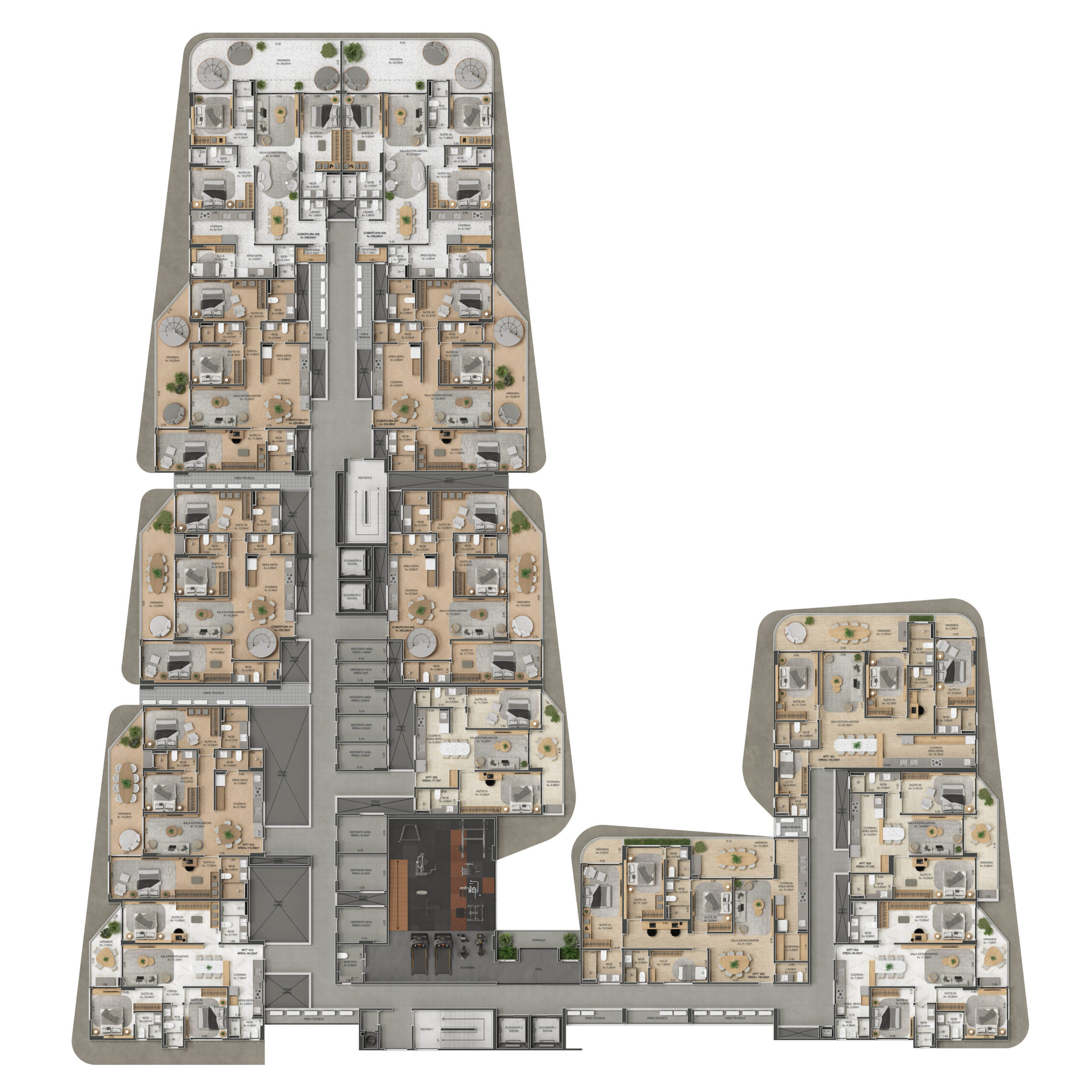Cobertura, 5 quartos, 230 m² - Foto 7