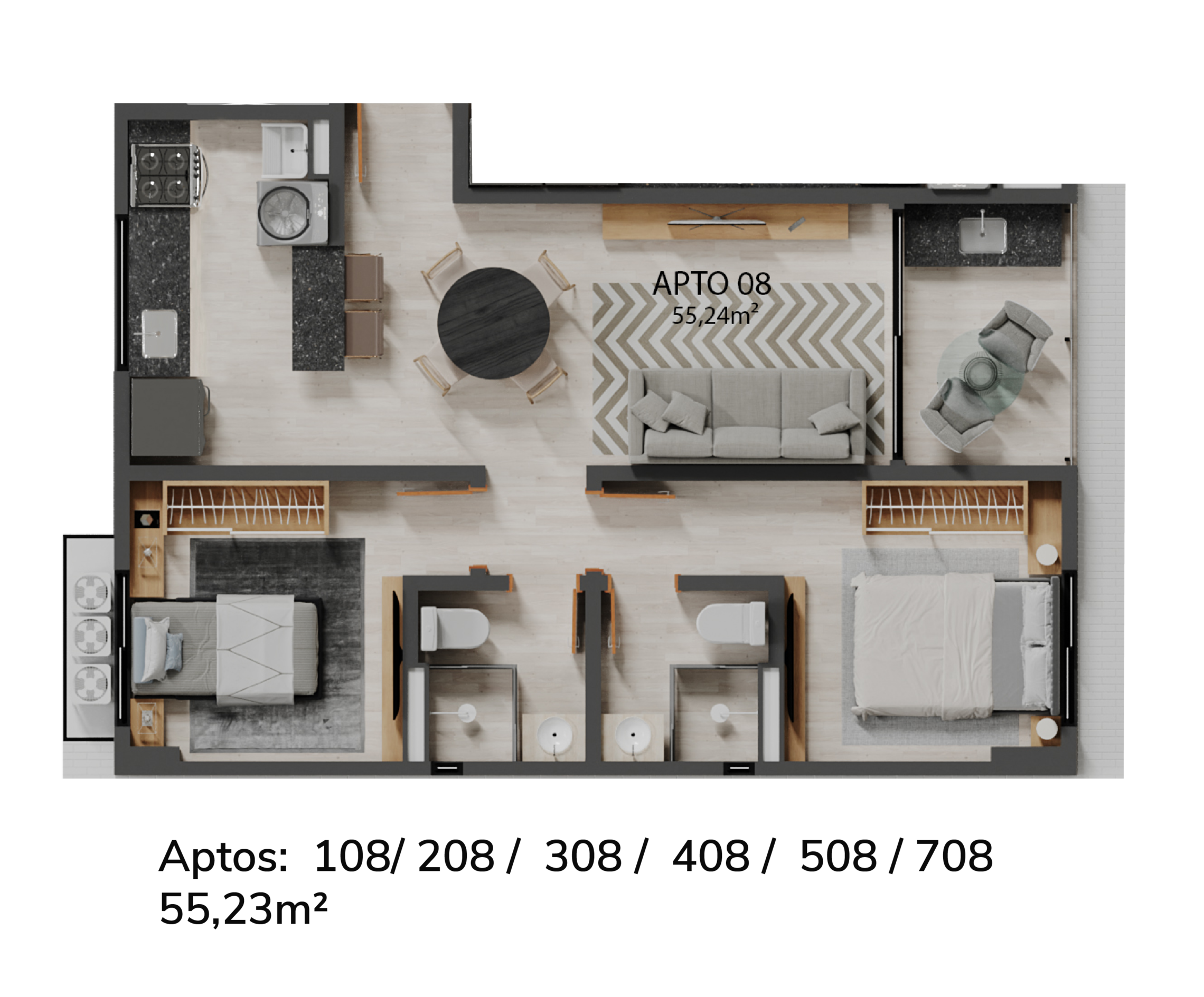 Cobertura, 3 quartos, 163 m² - Foto 18