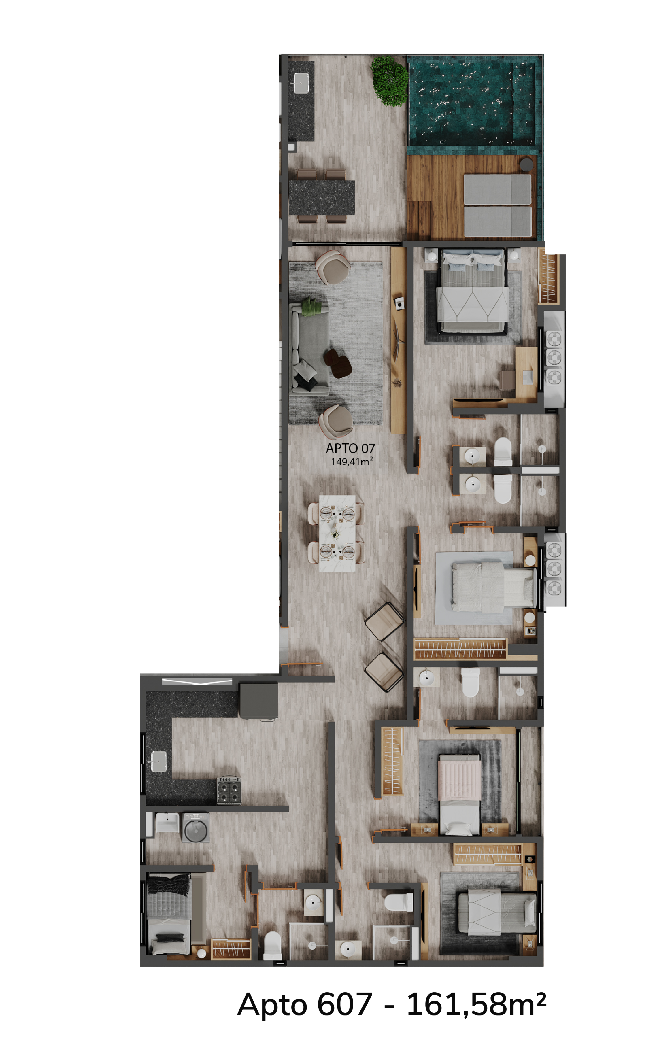 Cobertura, 3 quartos, 163 m² - Foto 32