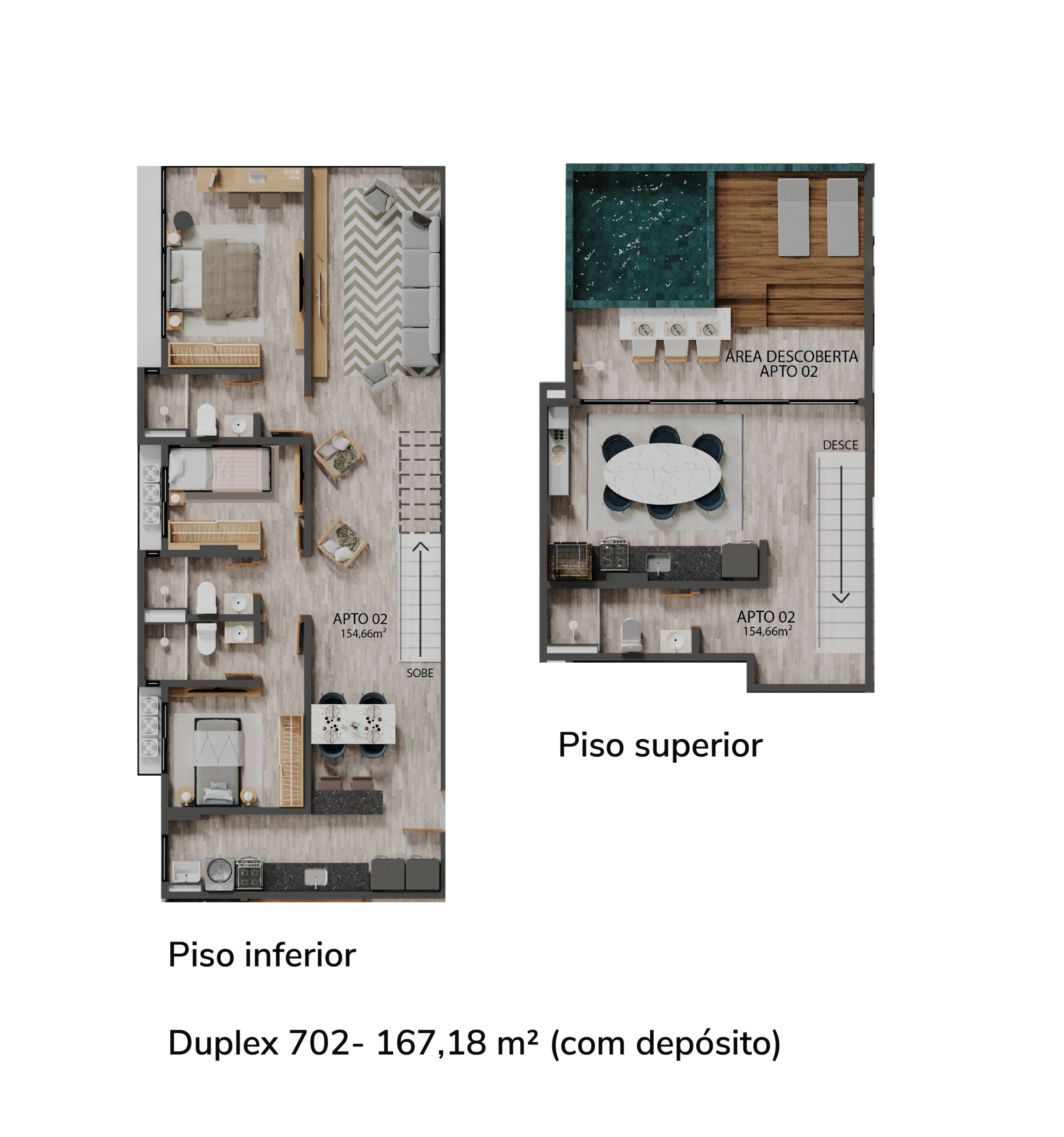 Cobertura, 3 quartos, 163 m² - Foto 36