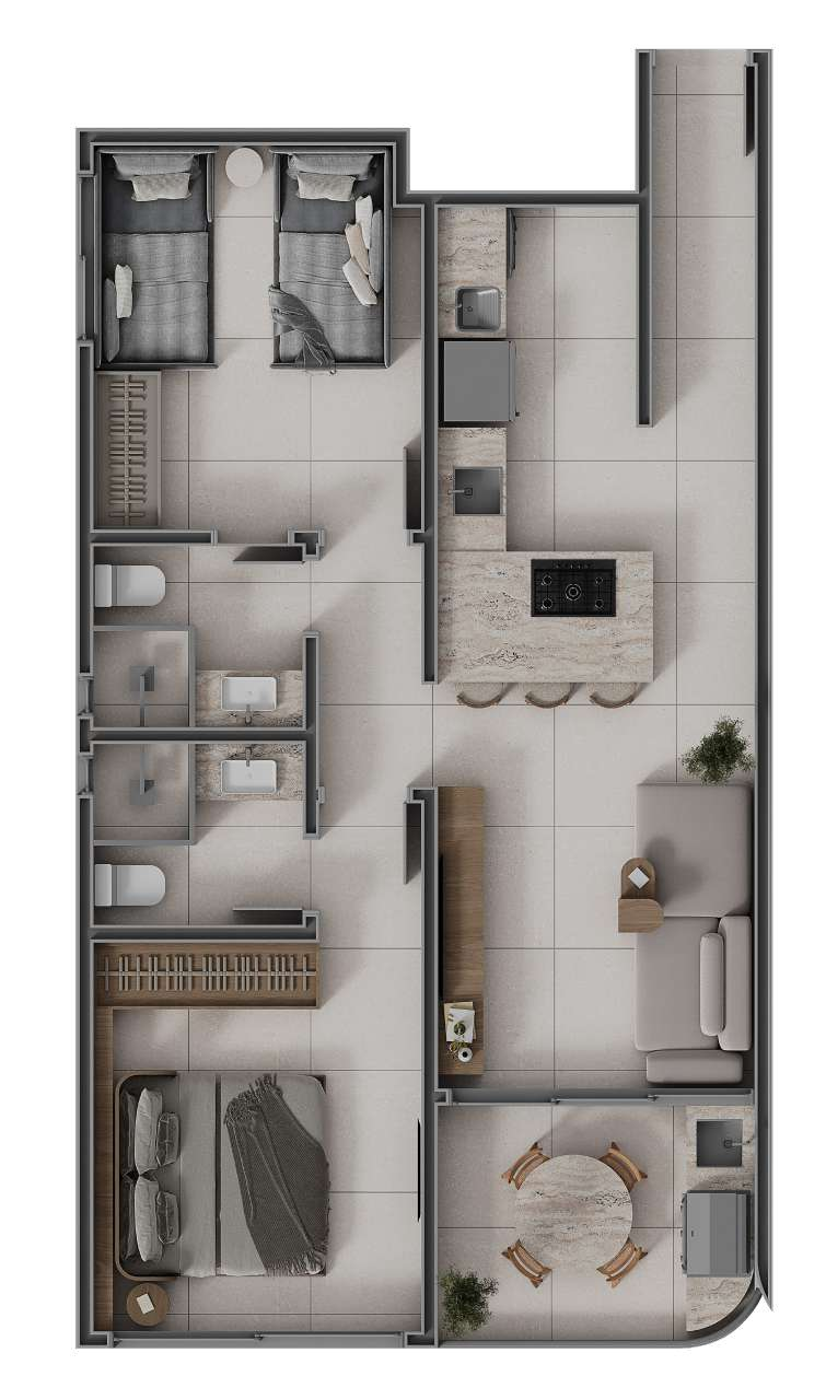 Apartamento, 3 quartos, 89 m² - Foto 7