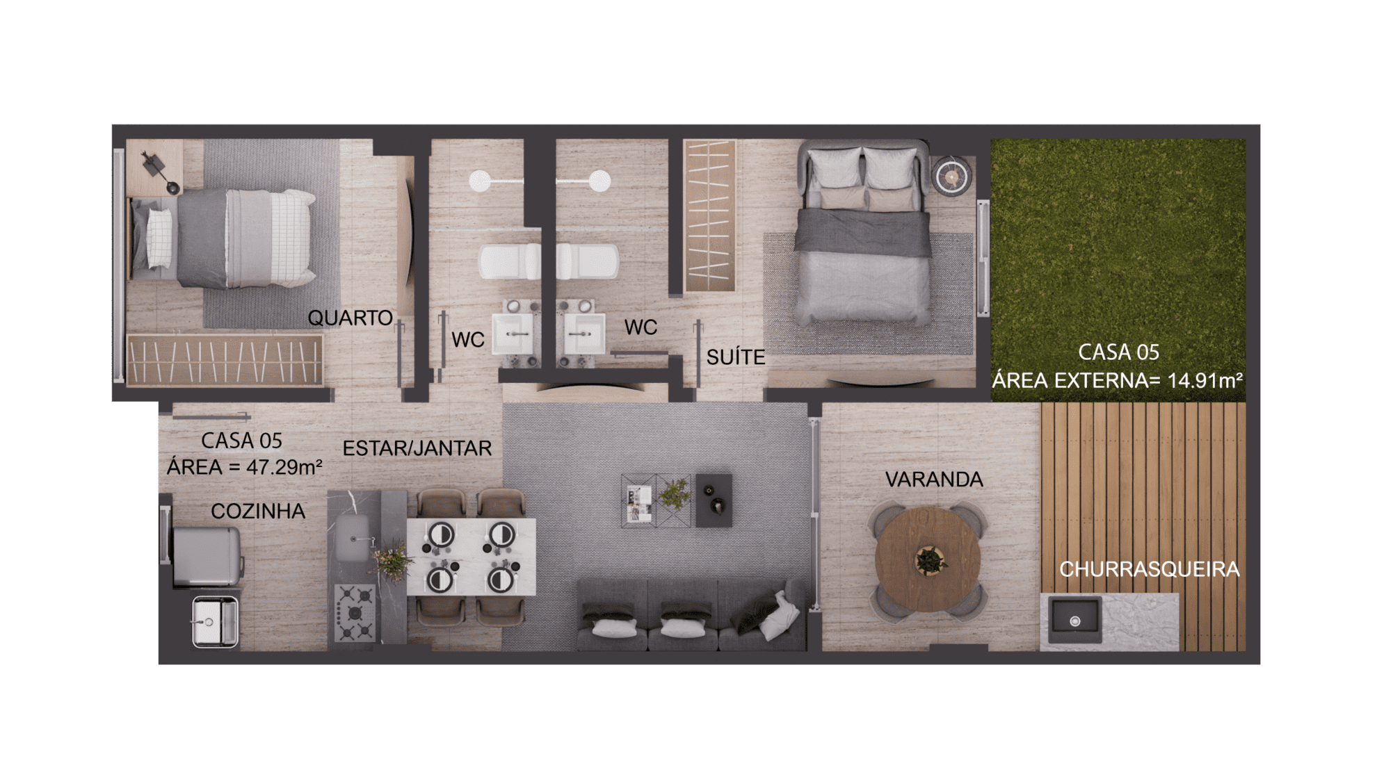 Apartamento, 3 quartos, 62 m² - Foto 29