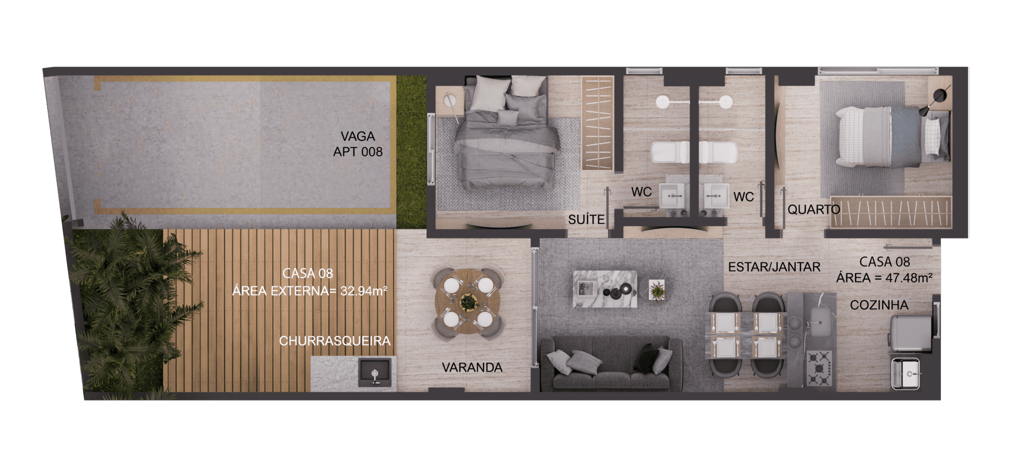 Apartamento, 3 quartos, 62 m² - Foto 33