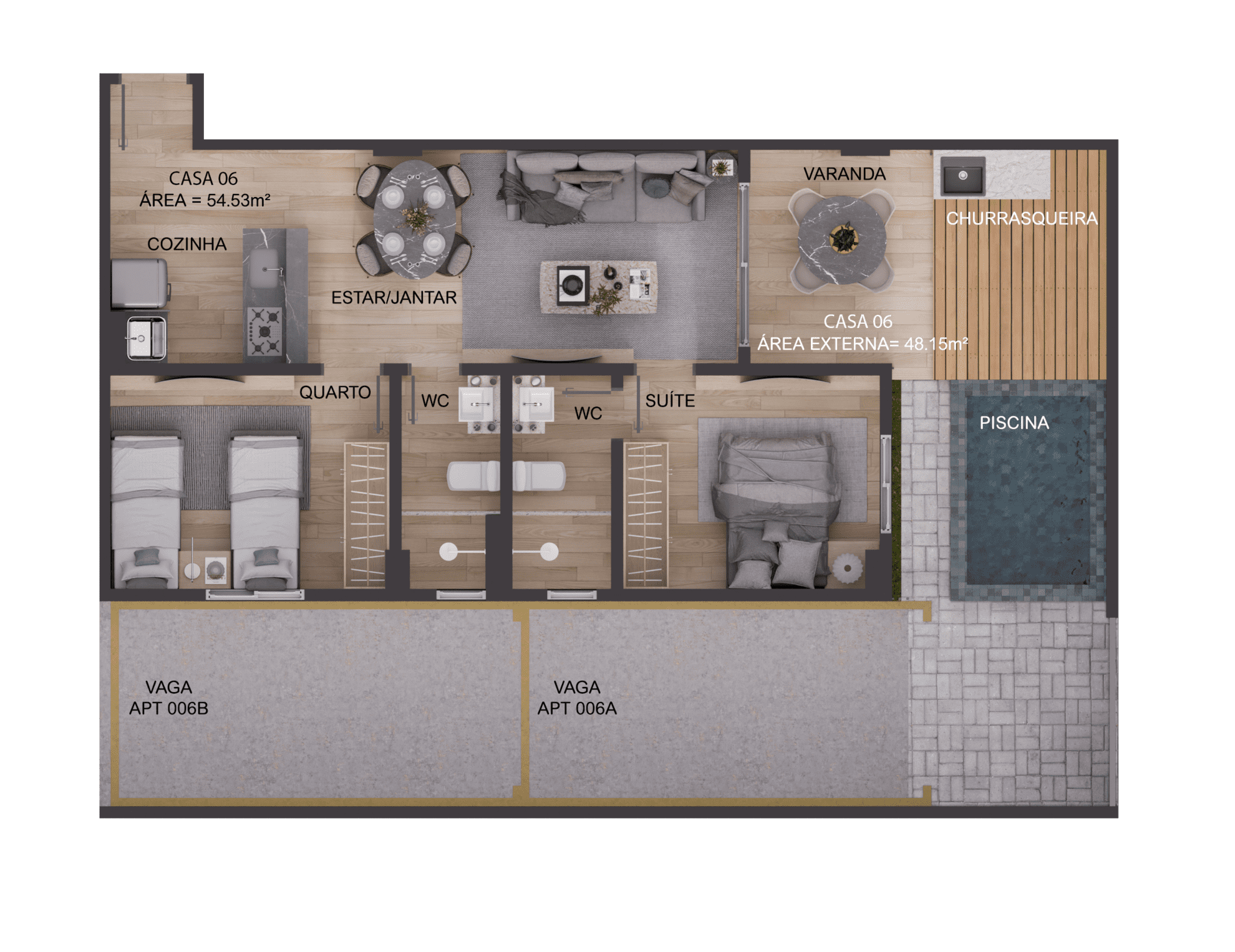 Apartamento, 3 quartos, 62 m² - Foto 35