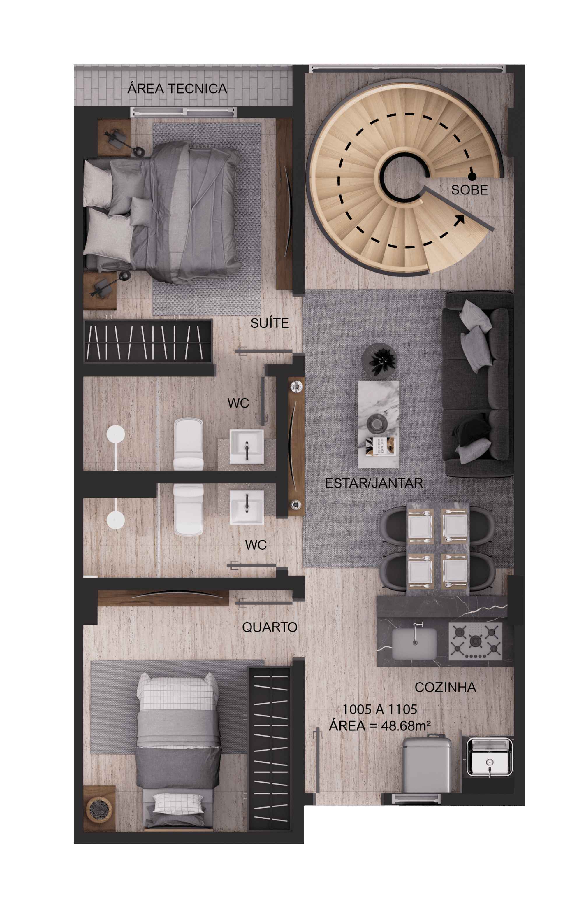 Apartamento, 3 quartos, 62 m² - Foto 37