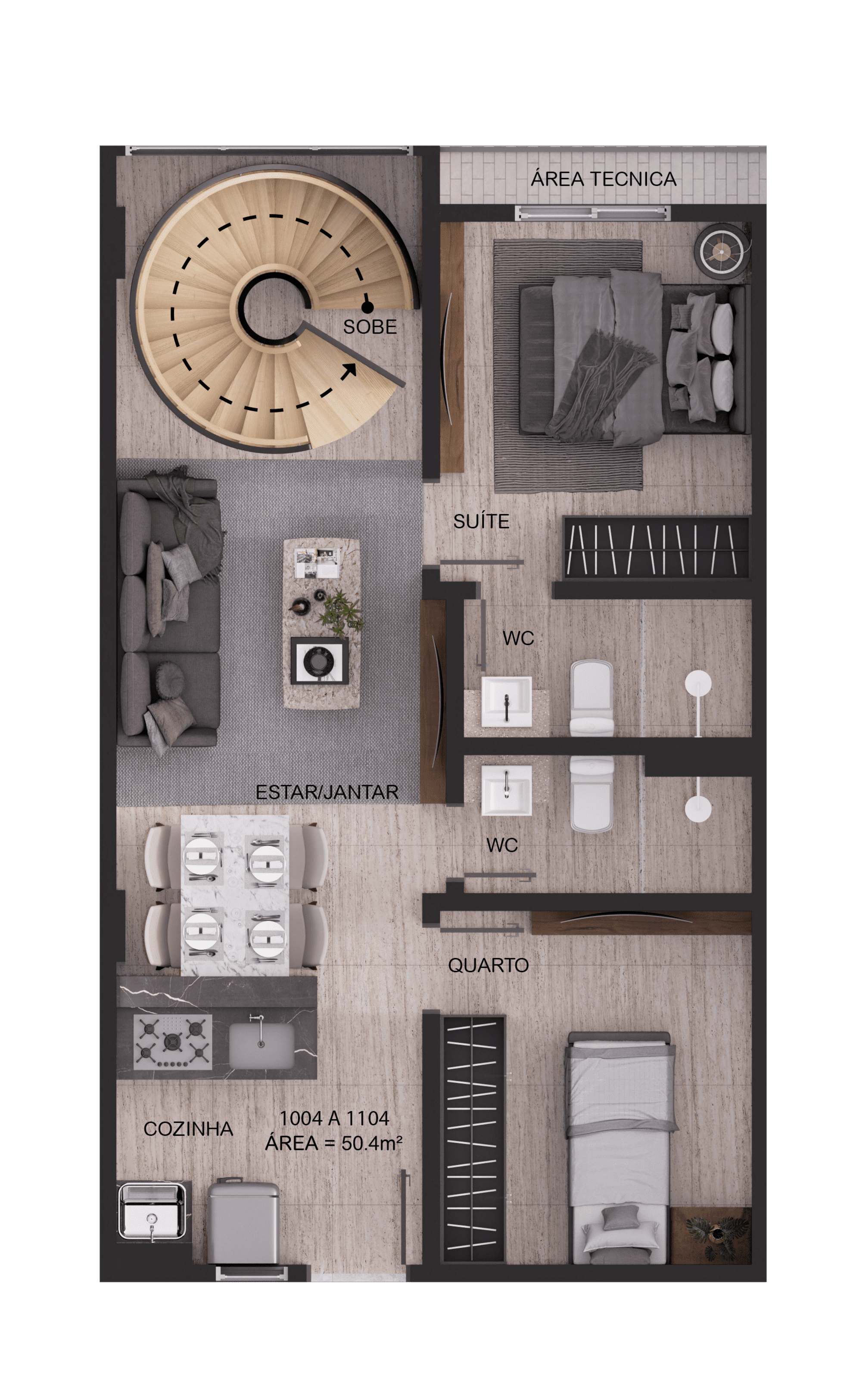 Apartamento, 3 quartos, 62 m² - Foto 41