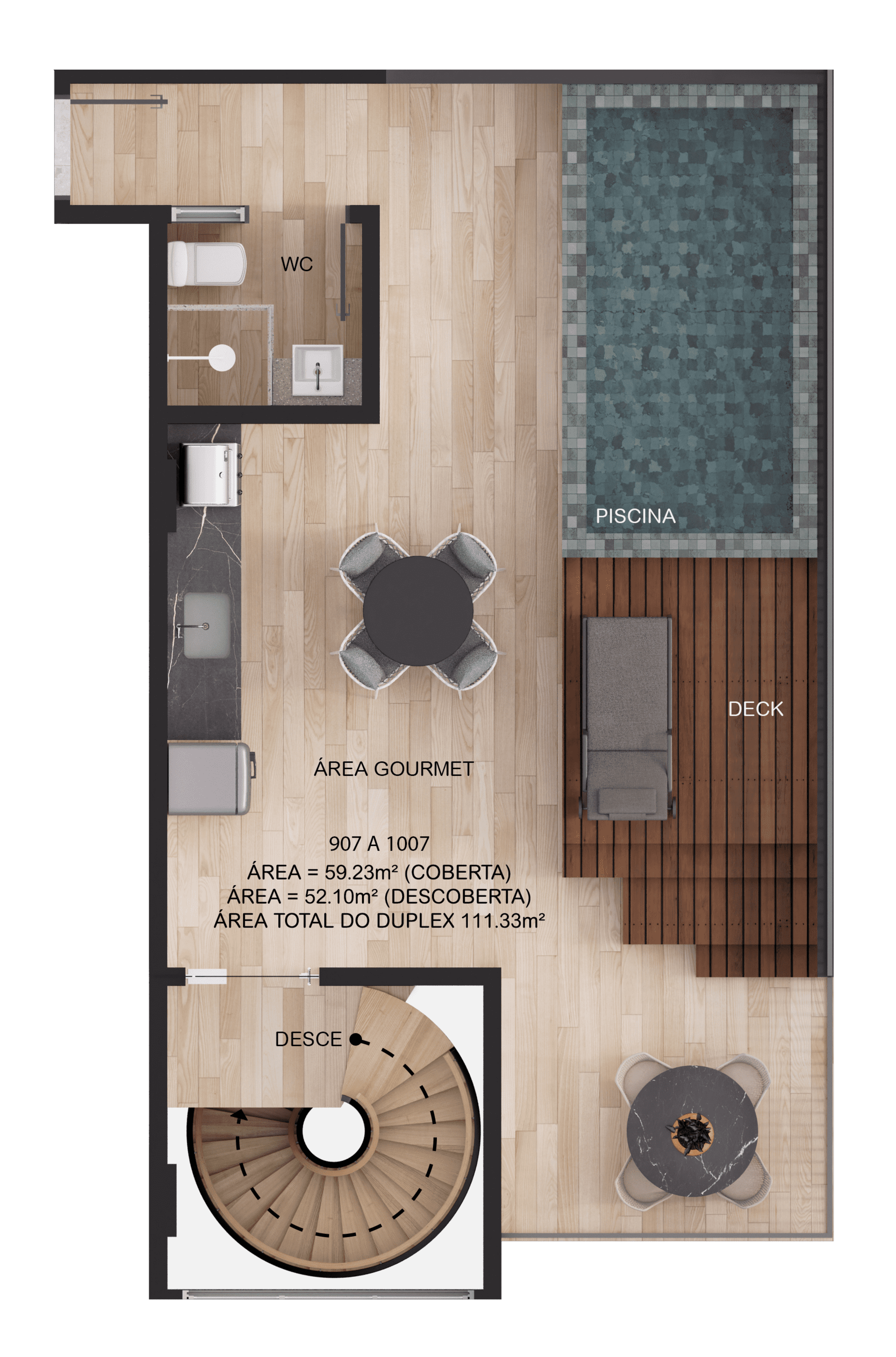 Apartamento, 3 quartos, 62 m² - Foto 47