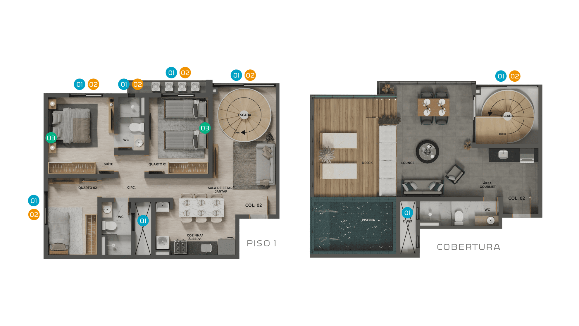 Apartamento, 3 quartos, 75 m² - Foto 27