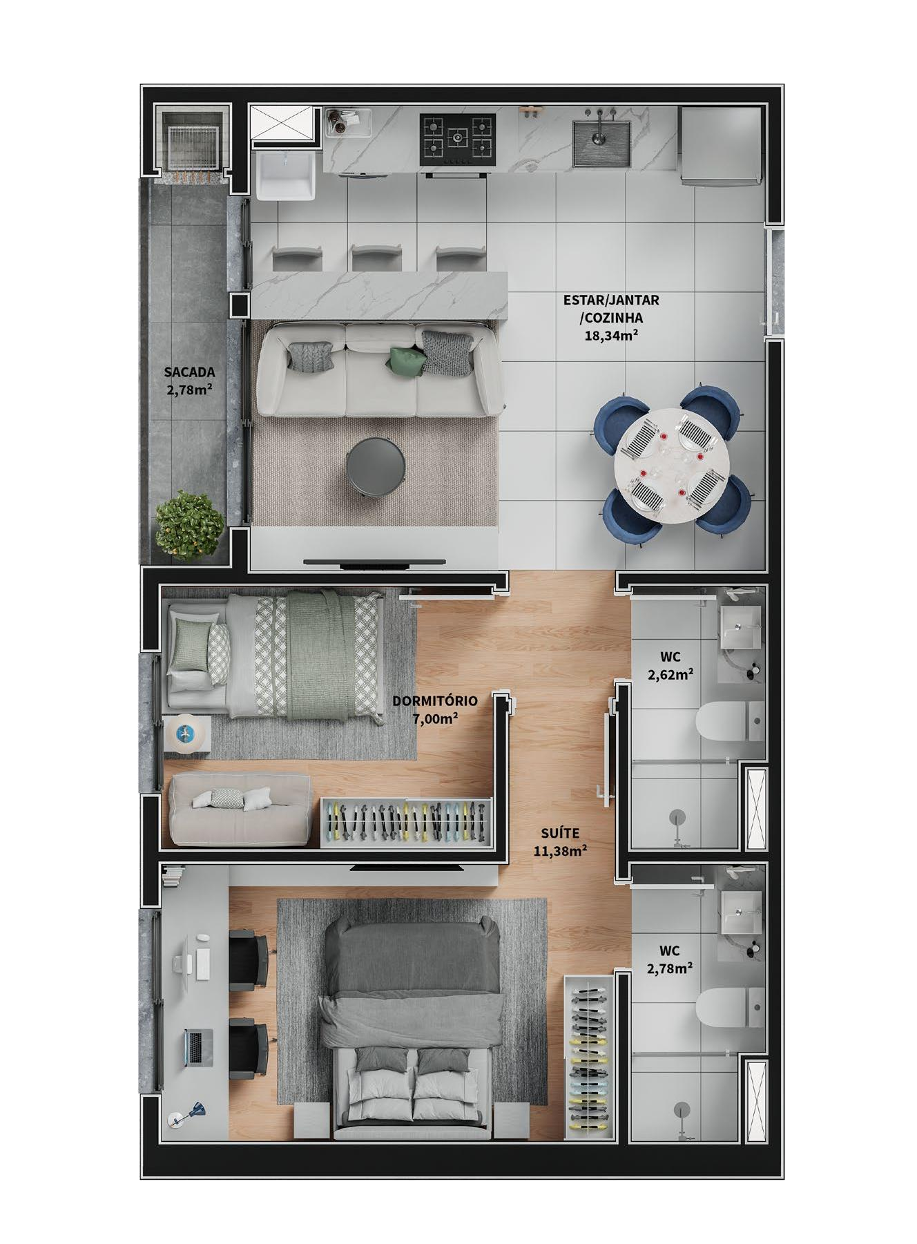 Varandas 20 de Setembro - Flex Inc