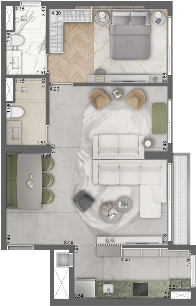 Vista Nova Carlos Gomes - Cyrela Goldsztein