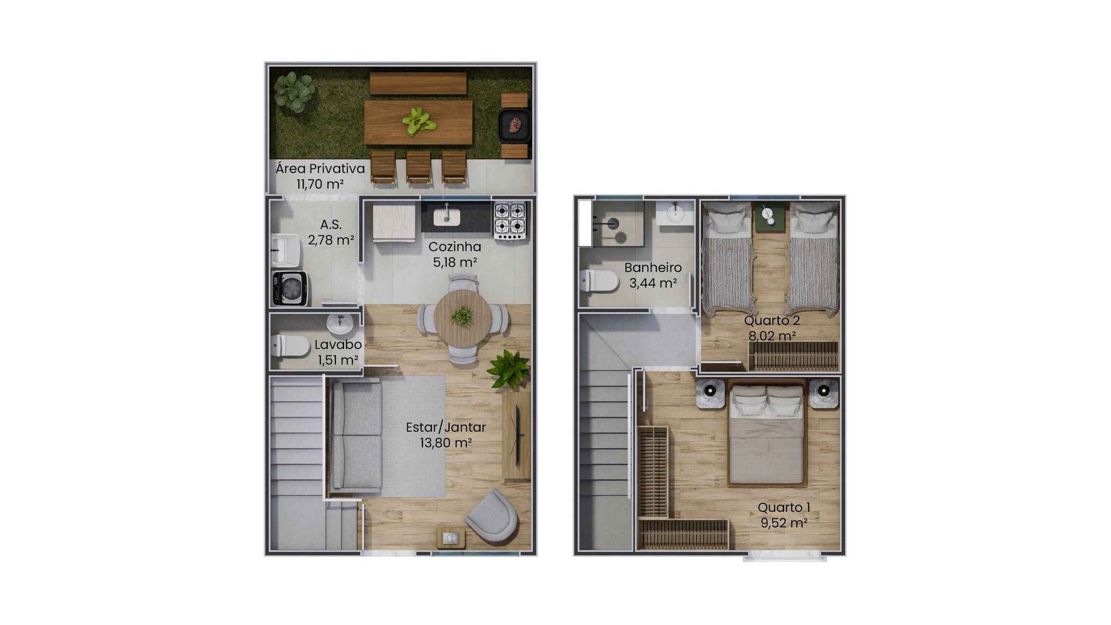 Recanto das Pérolas - Casas