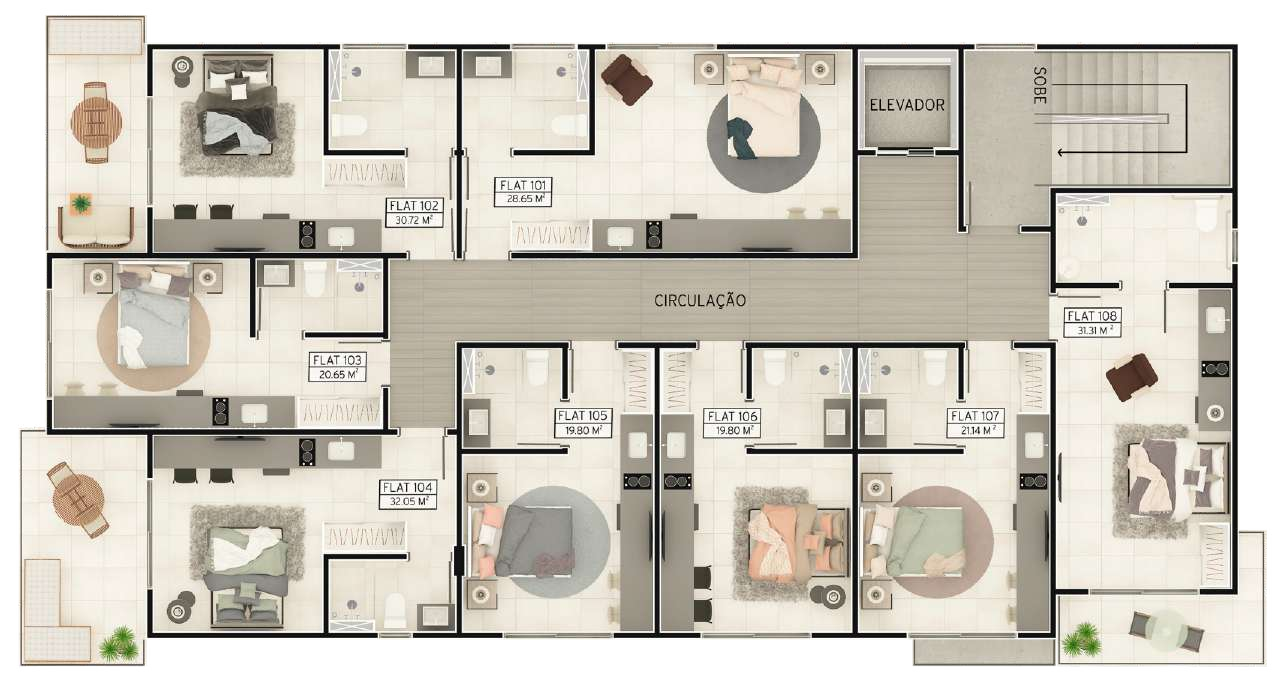 Sieg Flat - Nordeste Incorporações